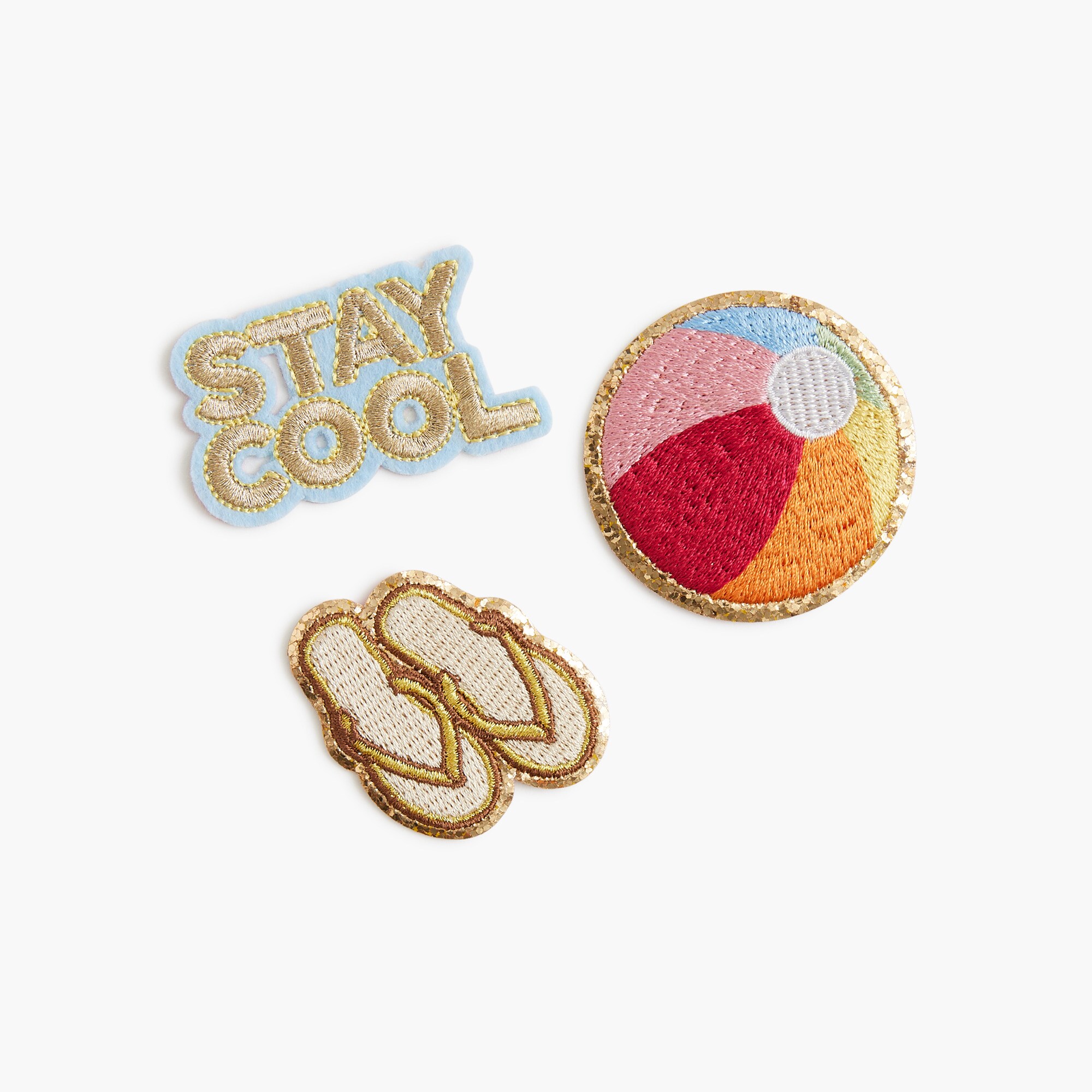 womens Pool patches set-of-three