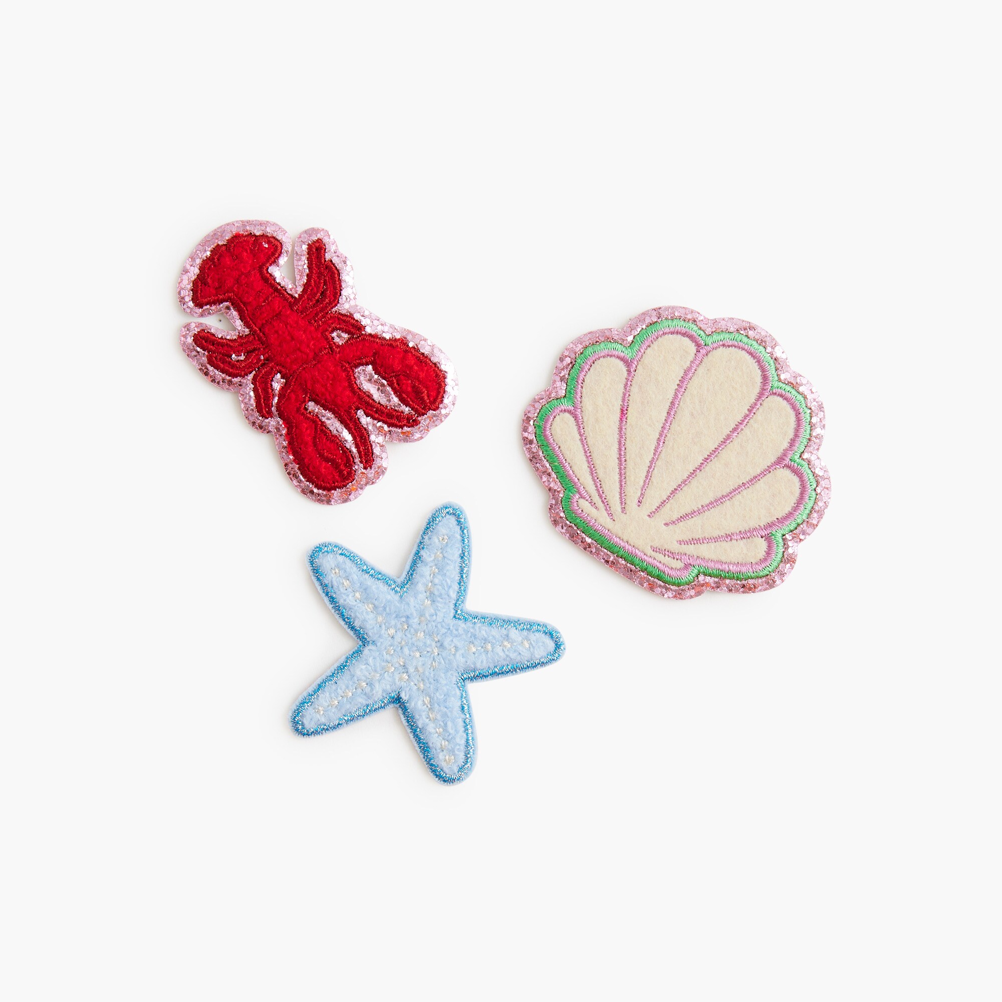 Sea critters patches set-of-three