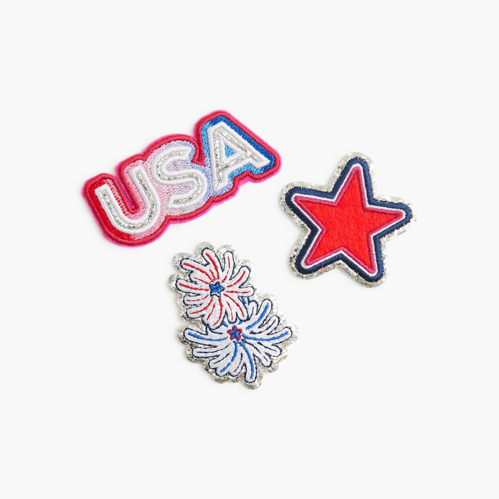 USA patches set-of-three