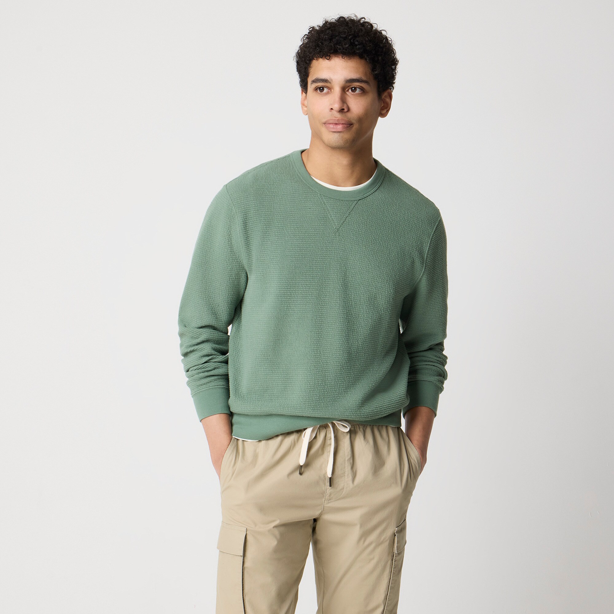 mens Waffle beach sweatshirt
