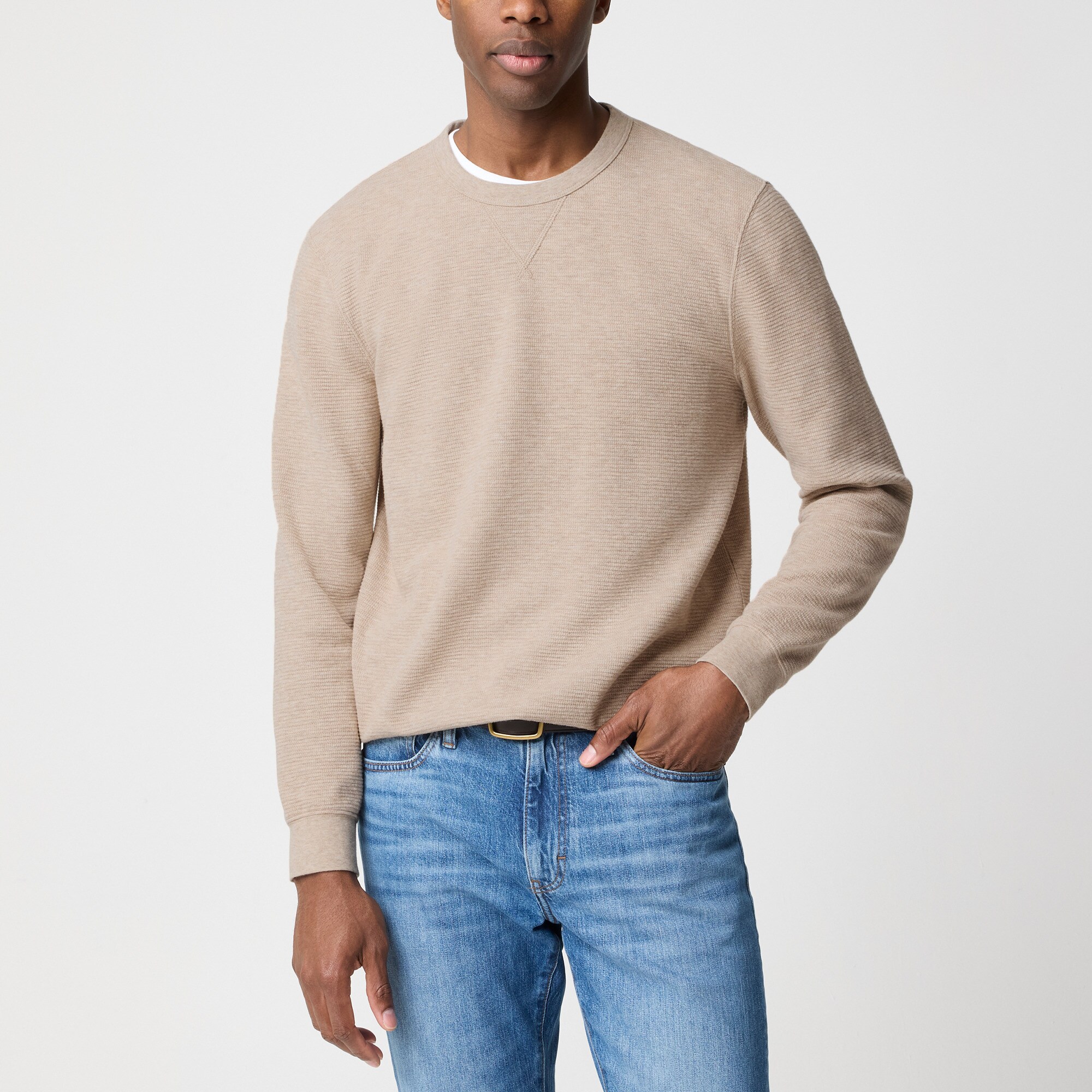 mens Waffle beach sweatshirt