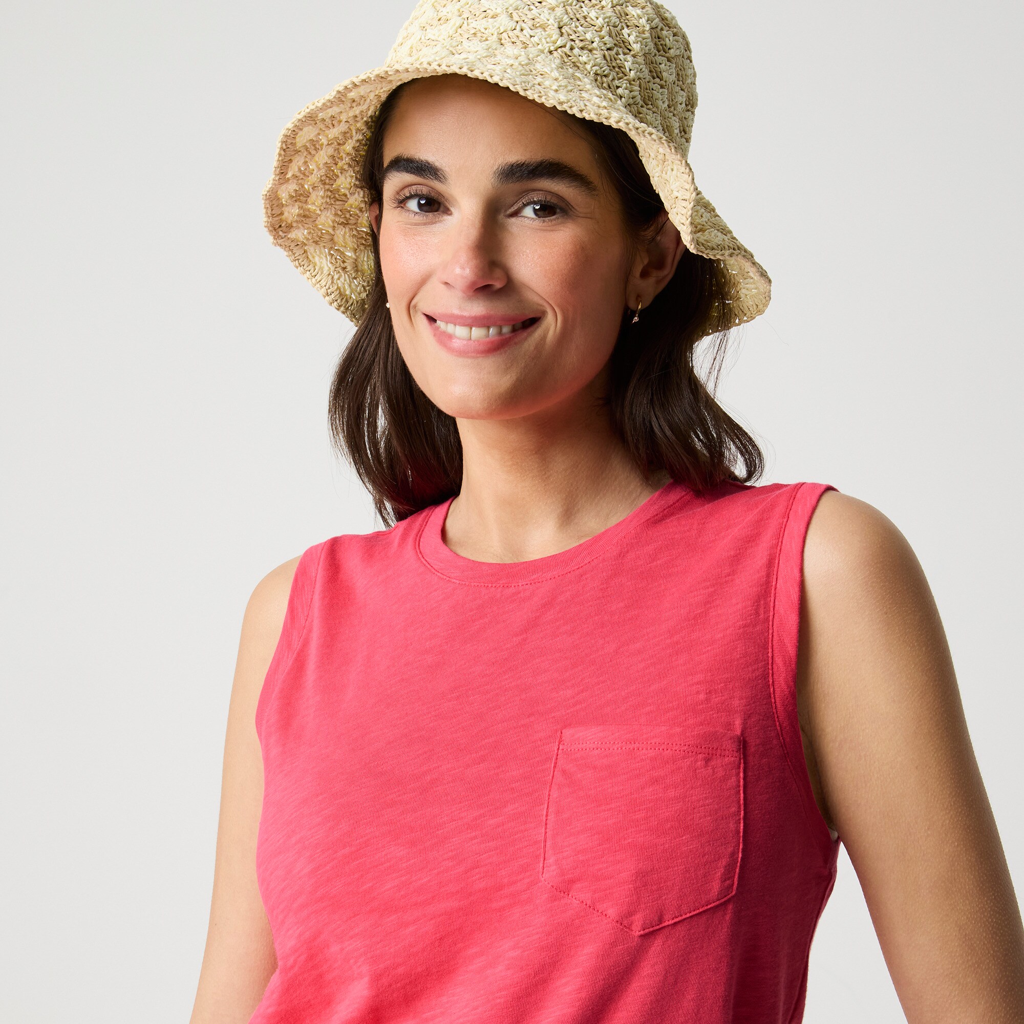 Girlfriend pocket tank top