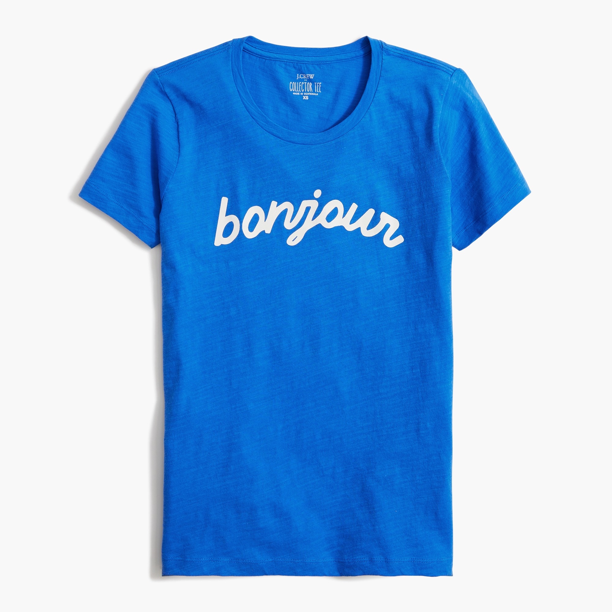 womens Bonjour graphic tee