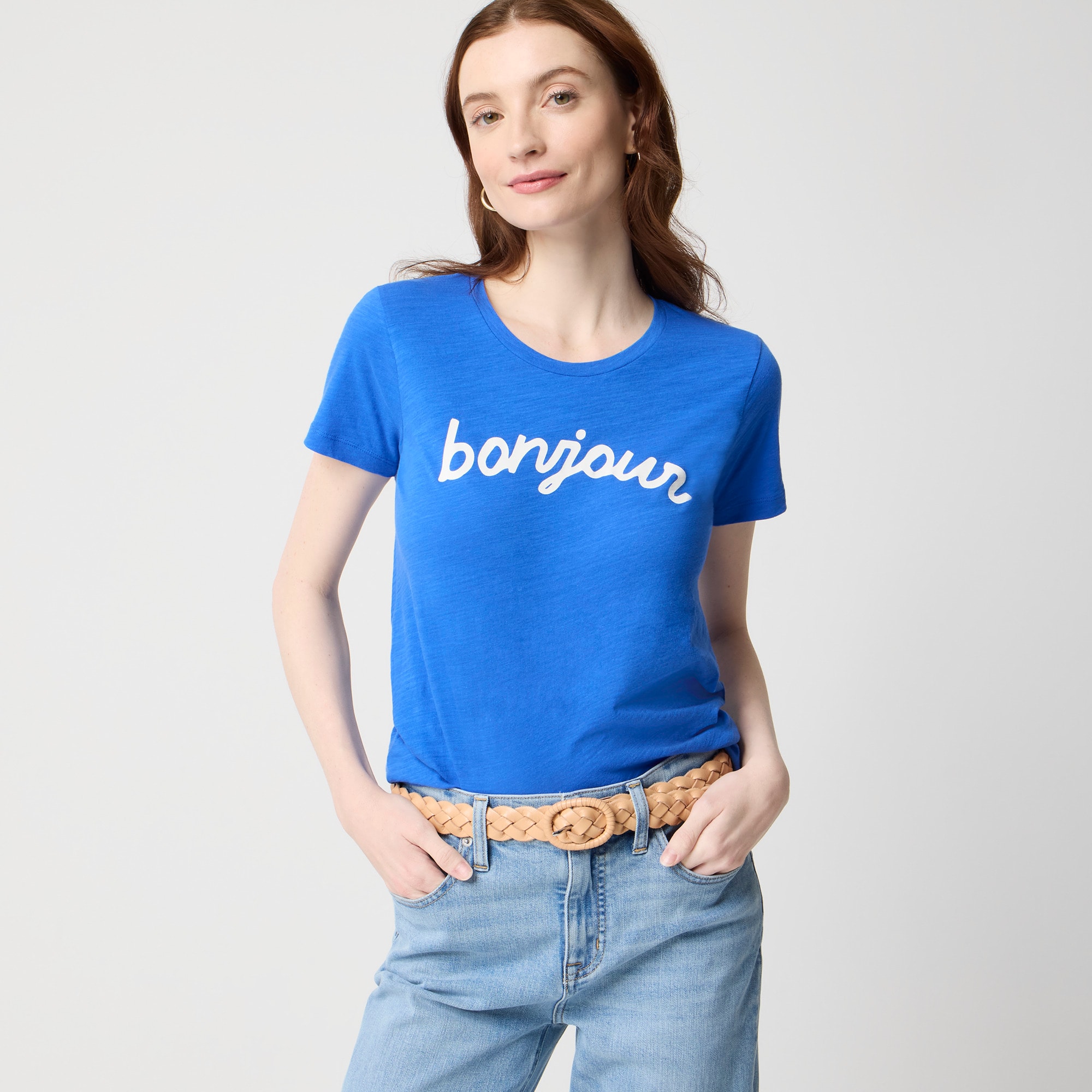  Bonjour graphic tee