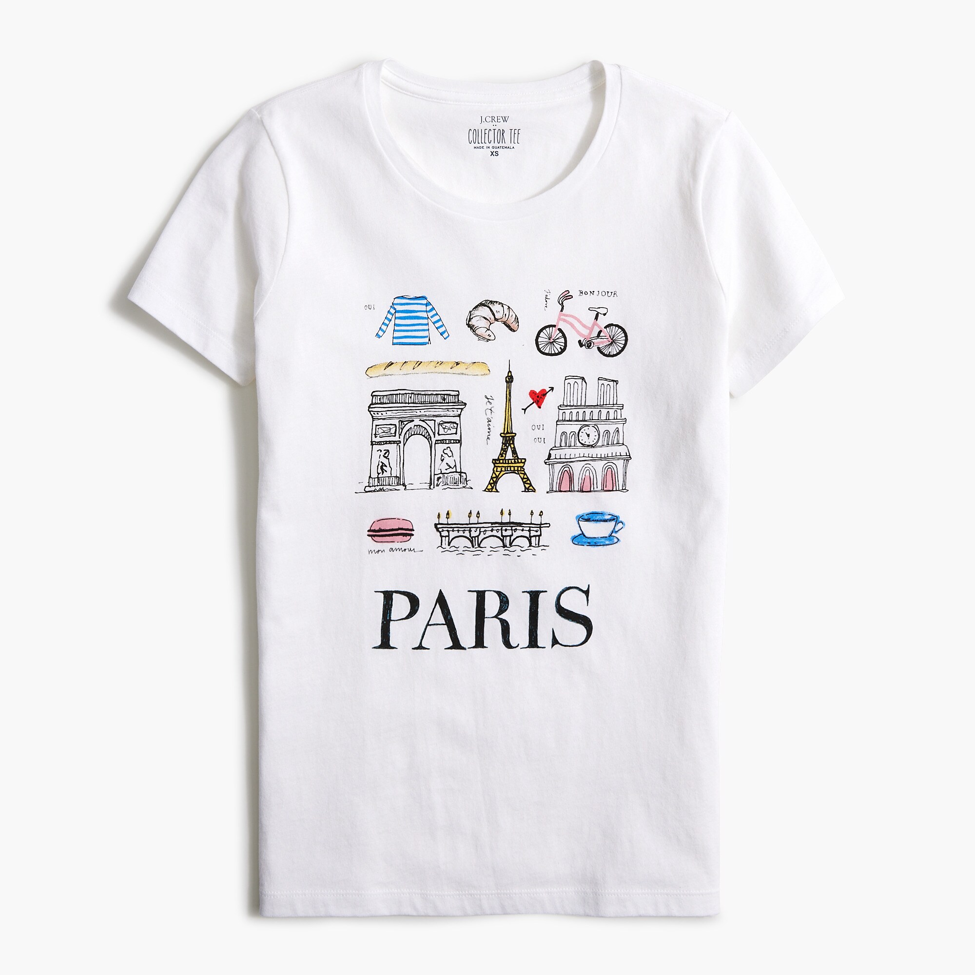 paris graphic tee for women
