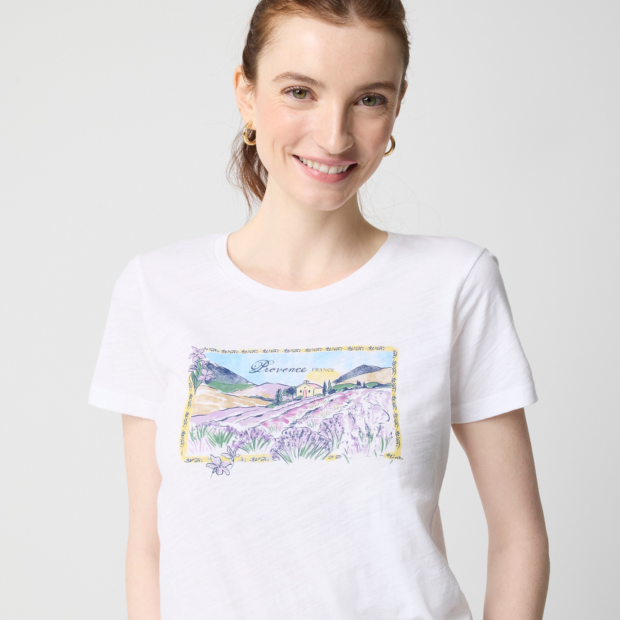 Postcard from Provence graphic tee
