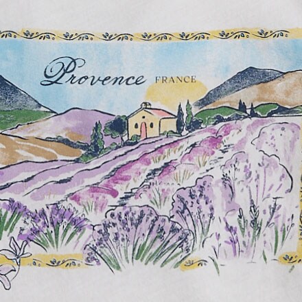 Bonjour graphic tee LAVENDER FIELDS