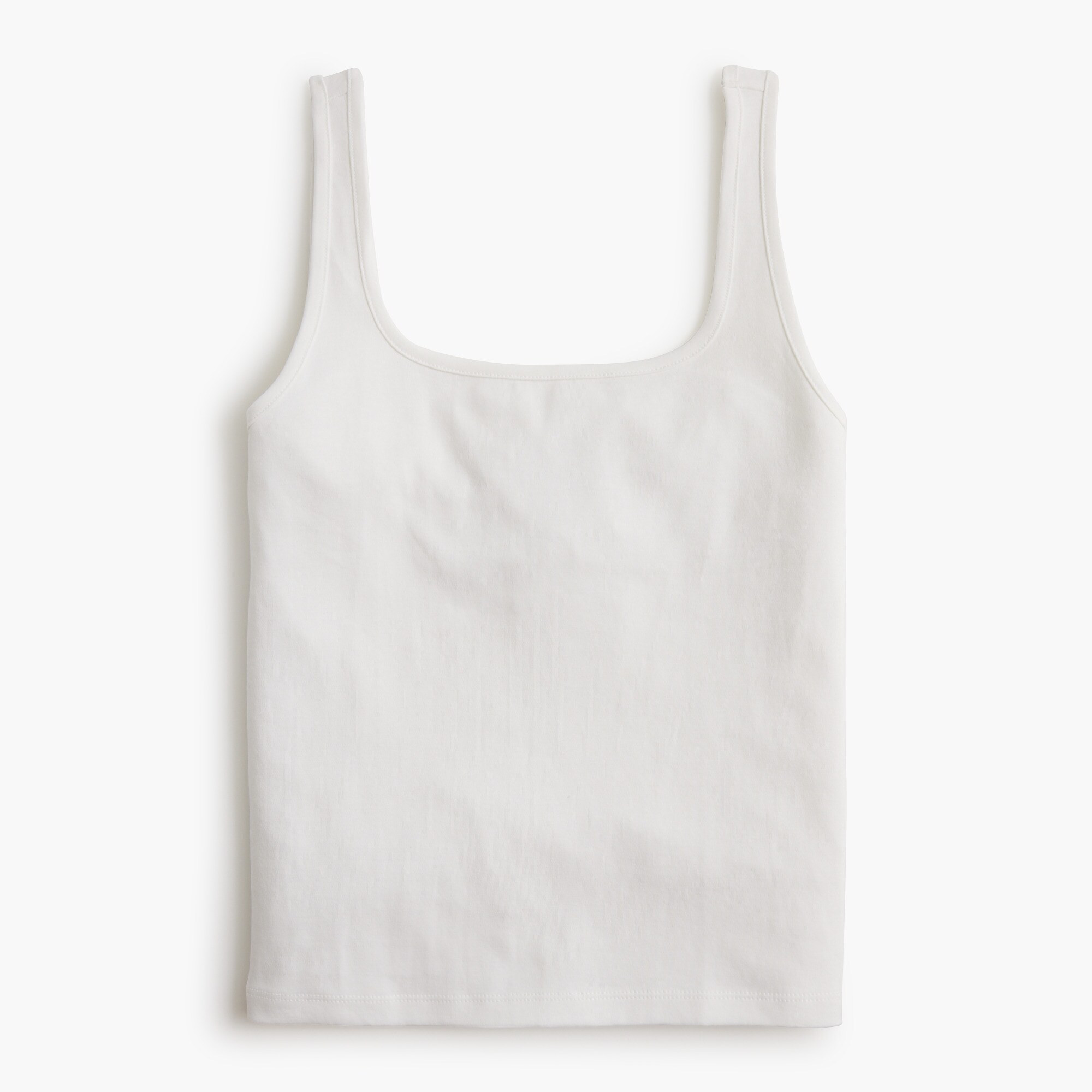 essential squareneck tank top for women