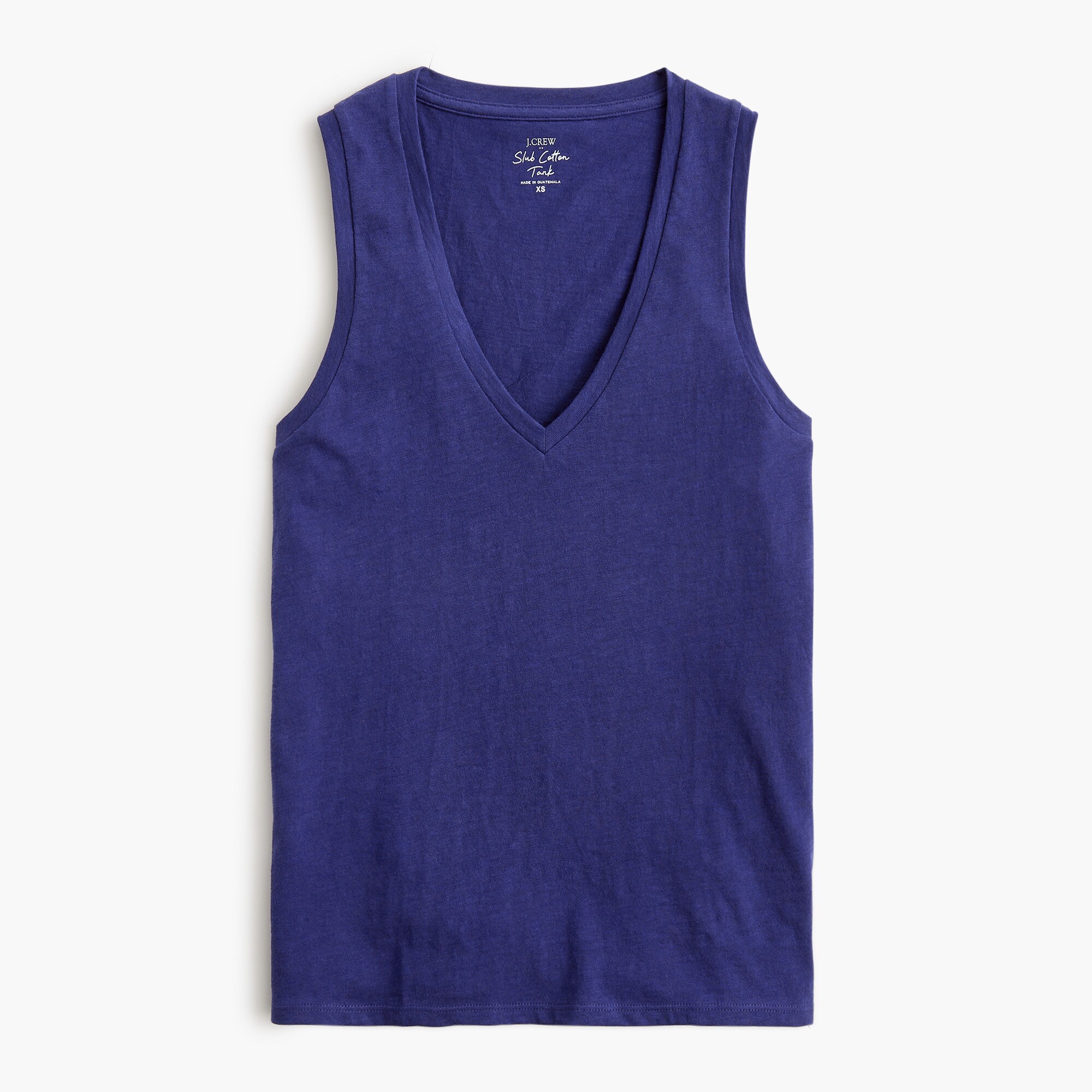 Slub Cotton V-neck Tank Top For Women | Factory