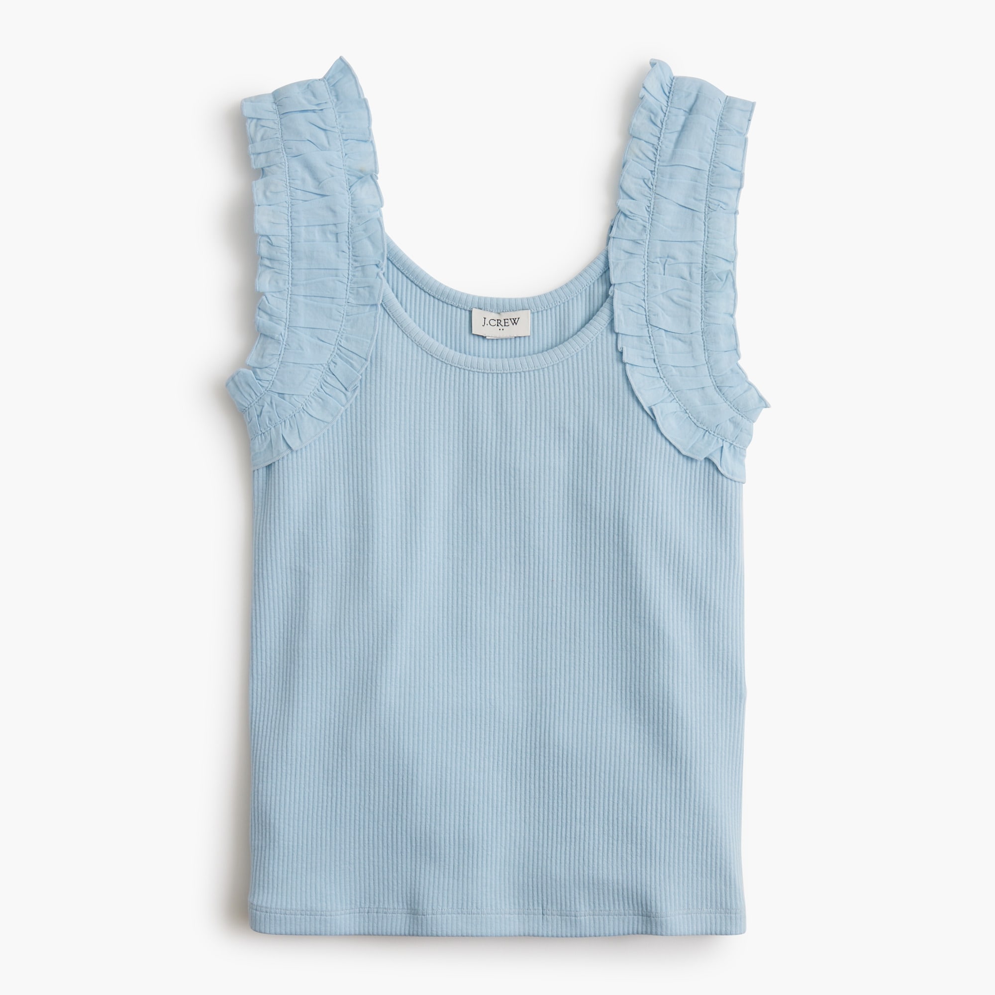 womens Ruched-strap tank top