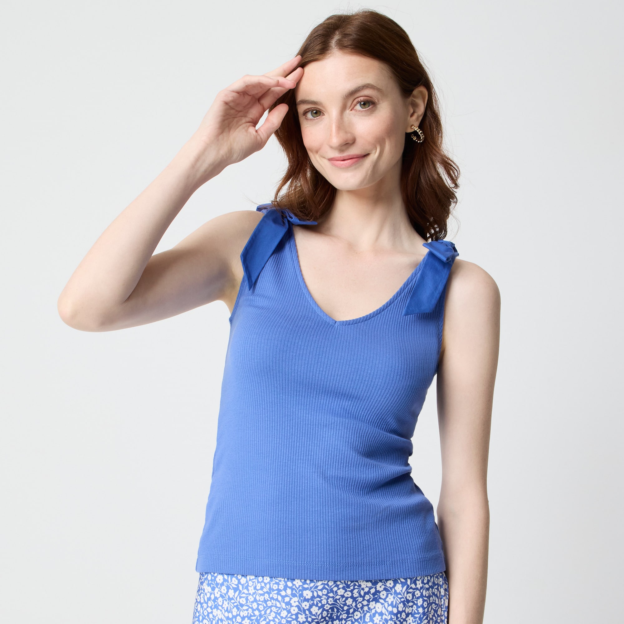 womens Bow-shoulder tank top