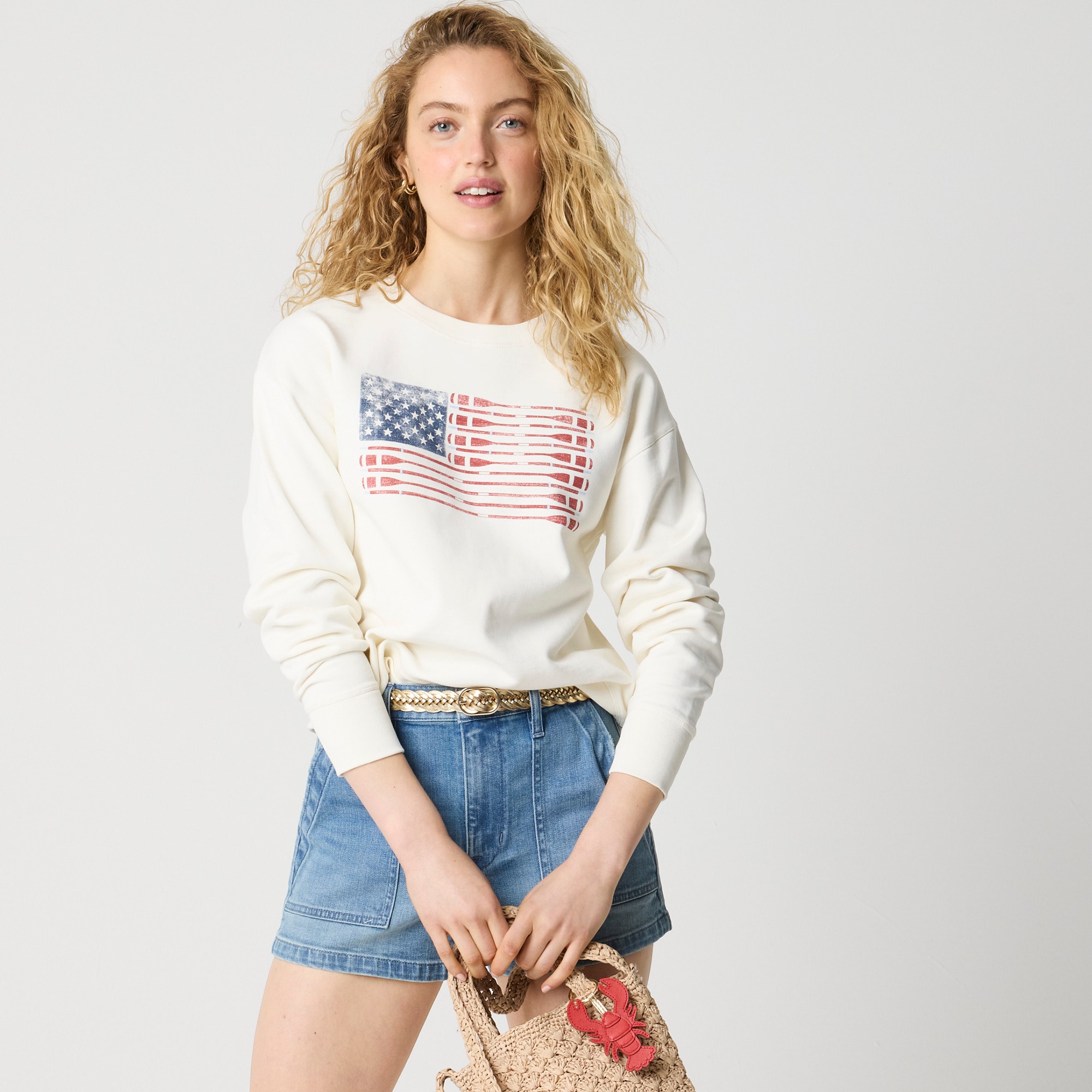 Floral graphic sweatshirt