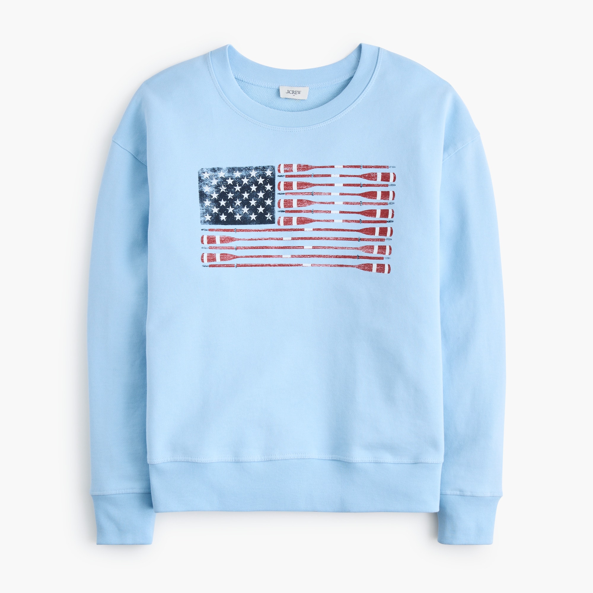 Oar flag graphic sweatshirt