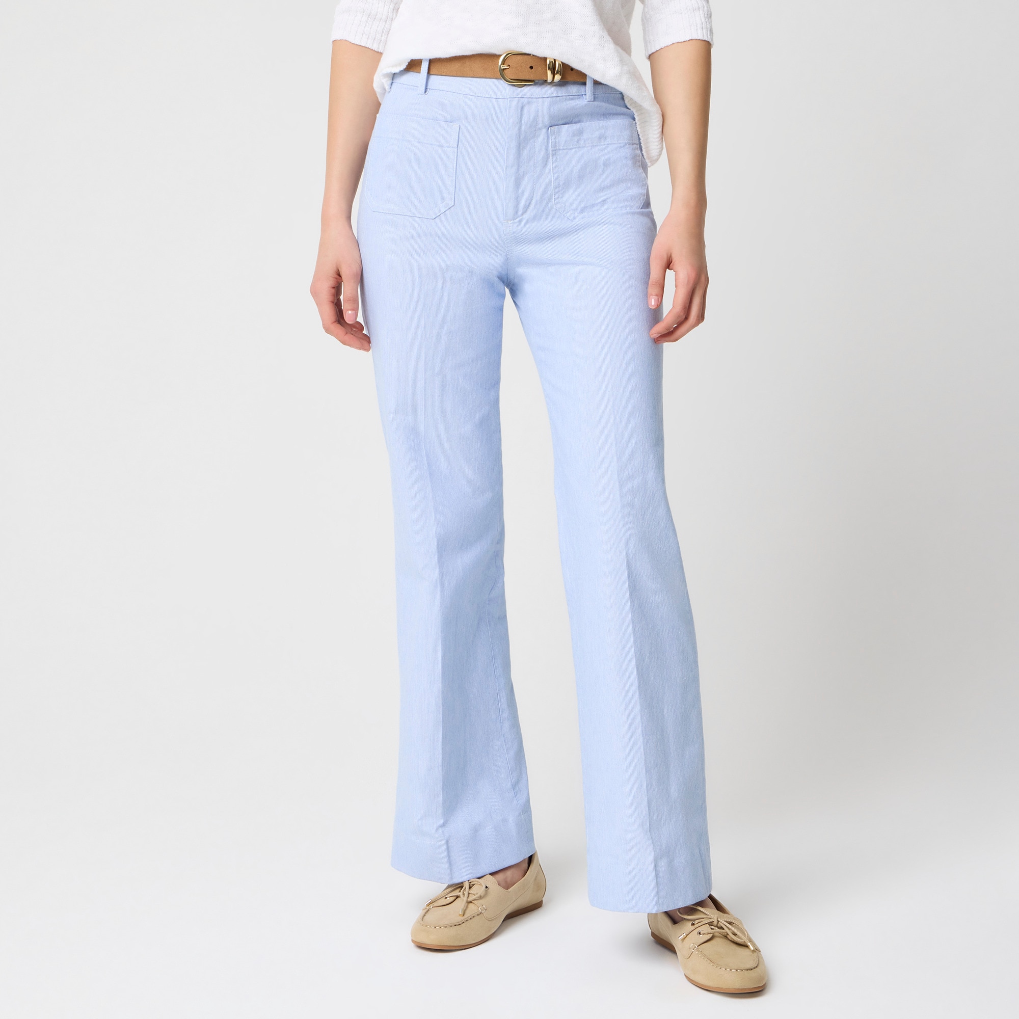 Lizzie High-rise Patch-pocket Wide-leg Pant For Women | Factory