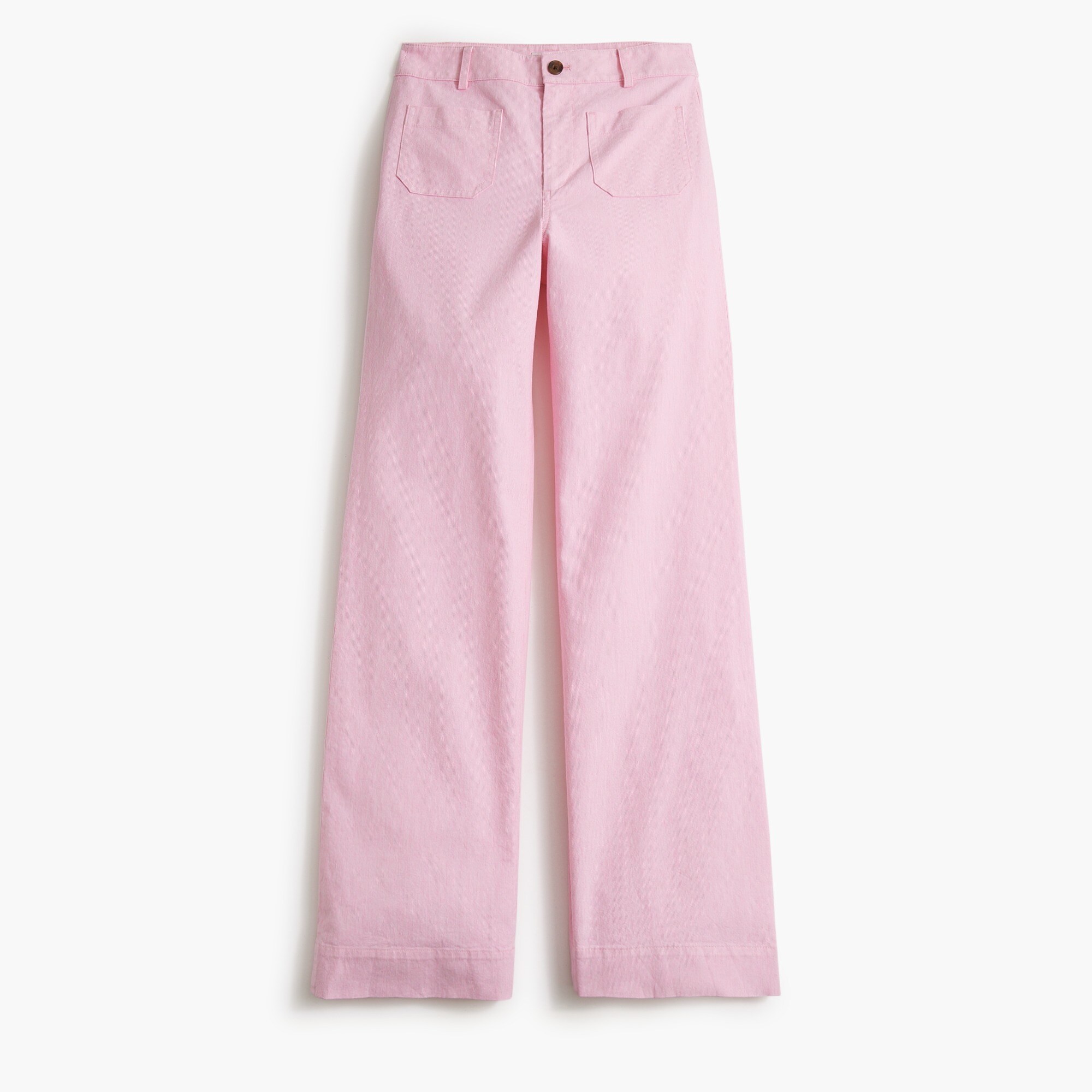 womens Lizzie high-rise patch-pocket wide-leg pant