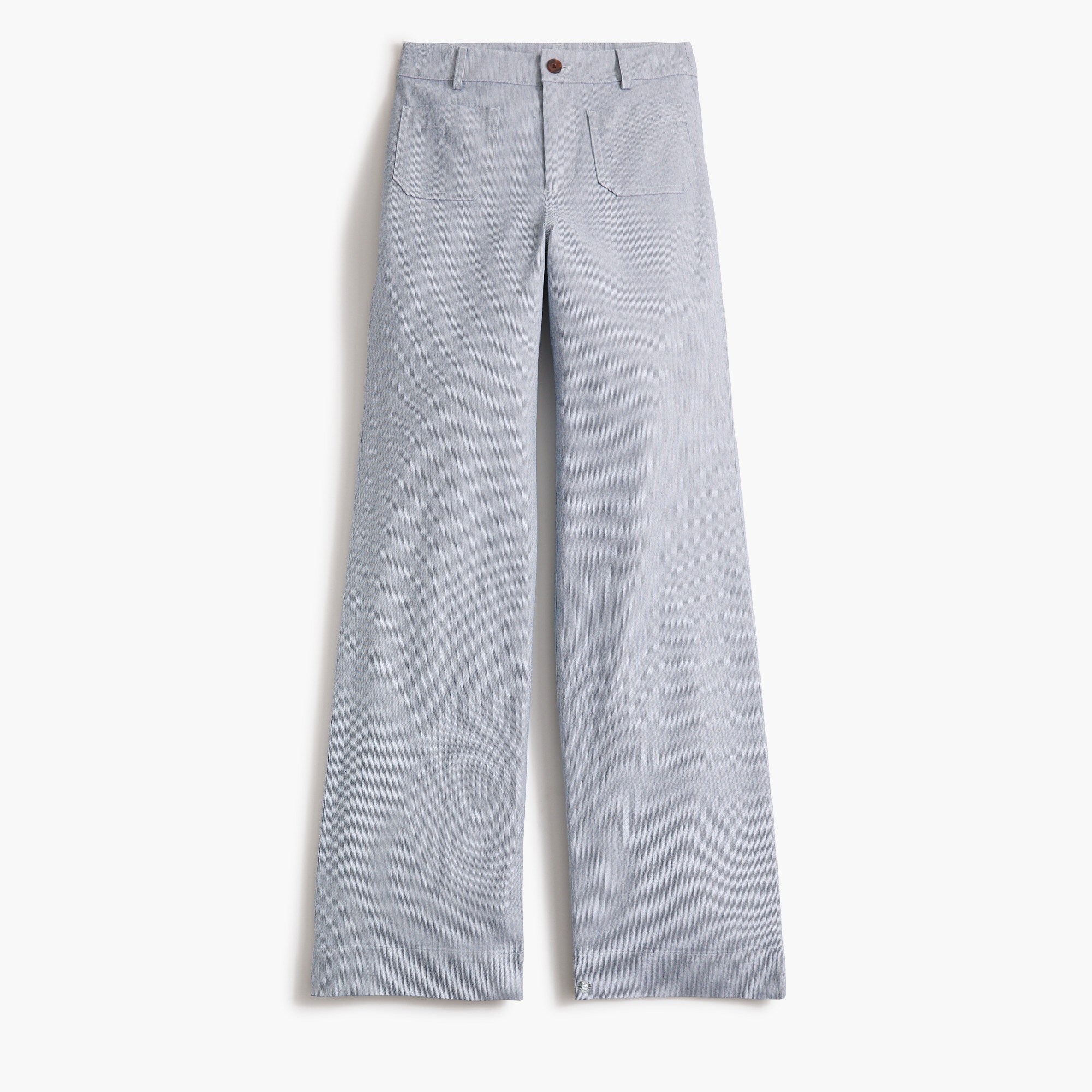 womens Lizzie high-rise patch-pocket wide-leg pant