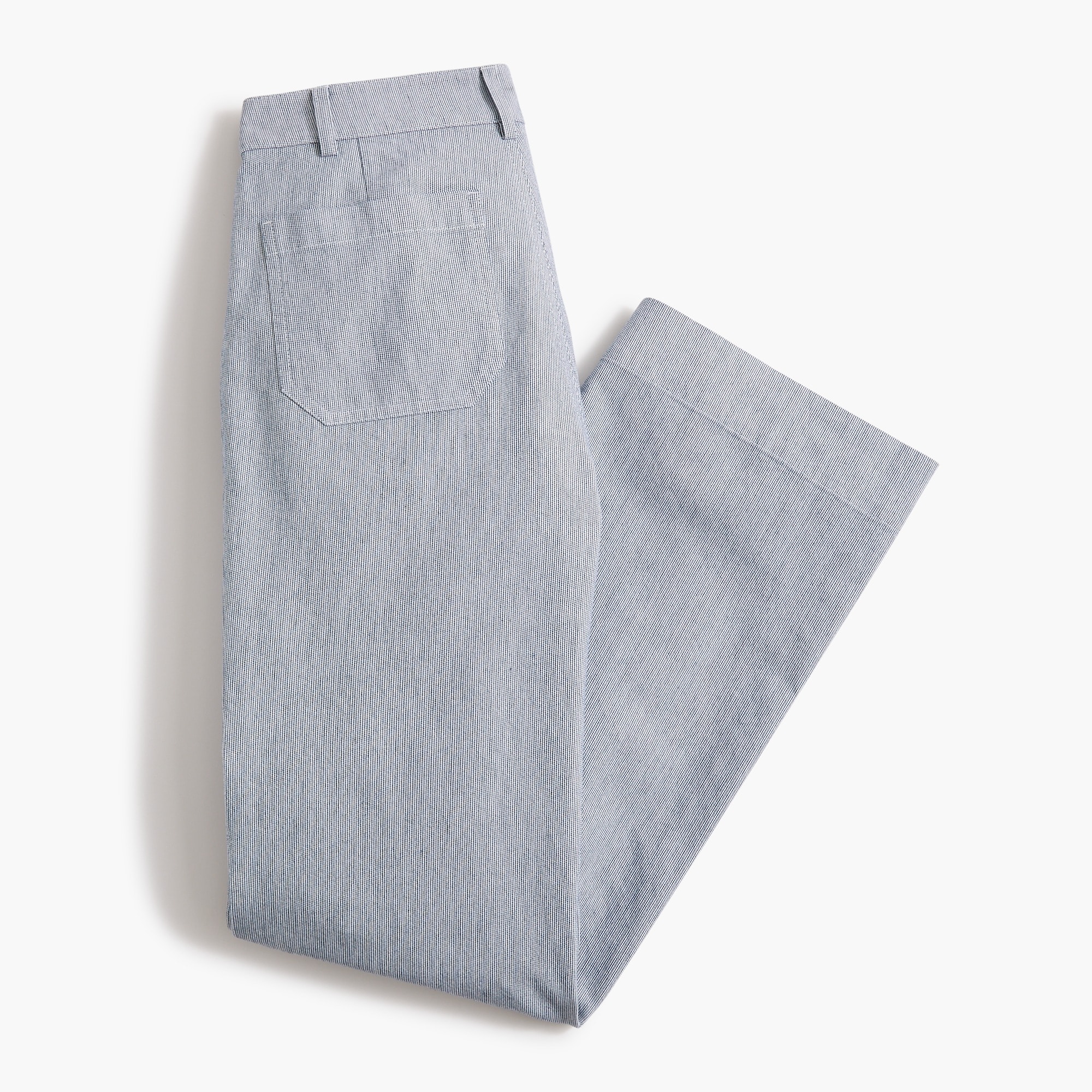 Lizzie high-rise patch-pocket wide-leg pant