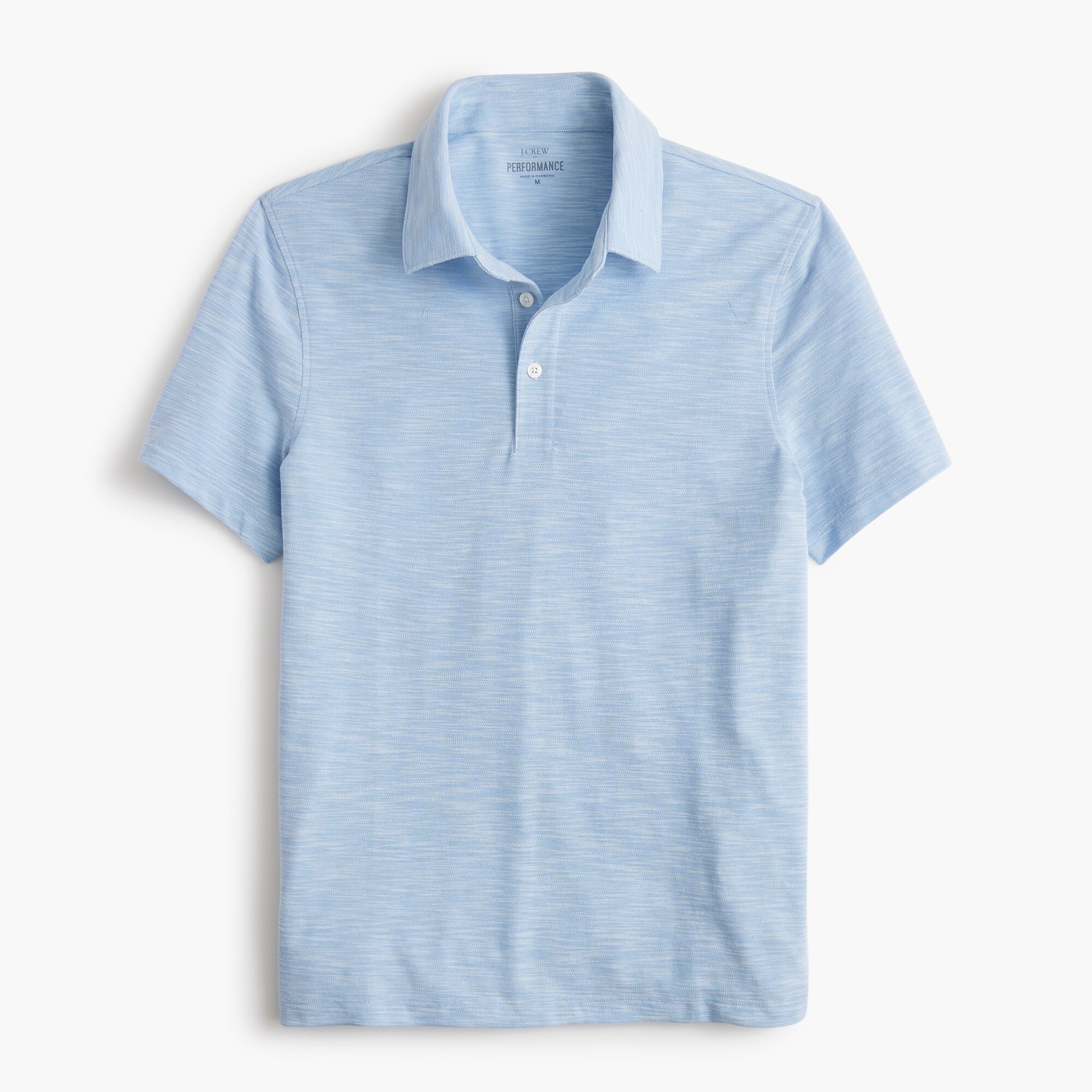 mens Slub piqu&eacute; performance polo shirt