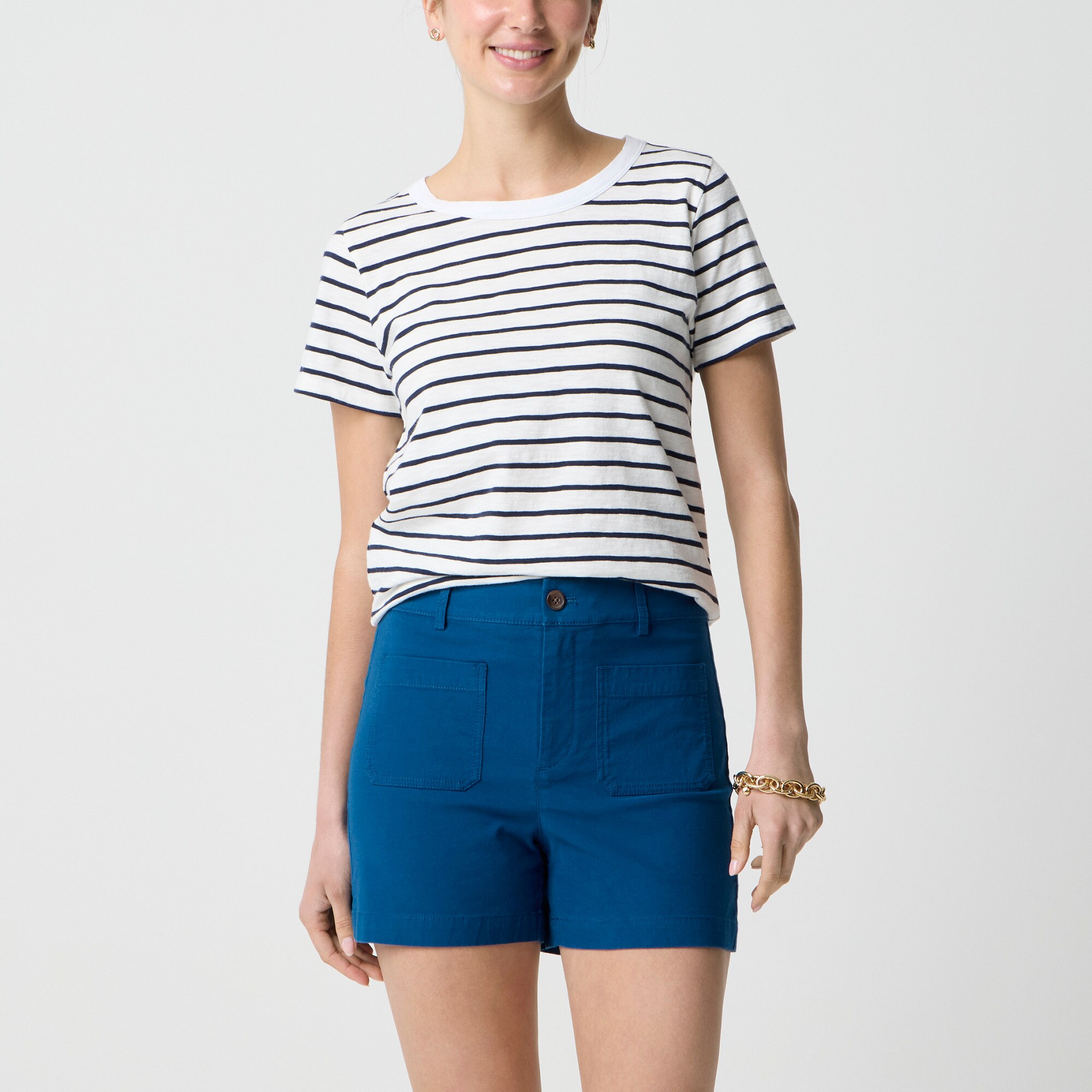 womens Lizzie patch-pocket short