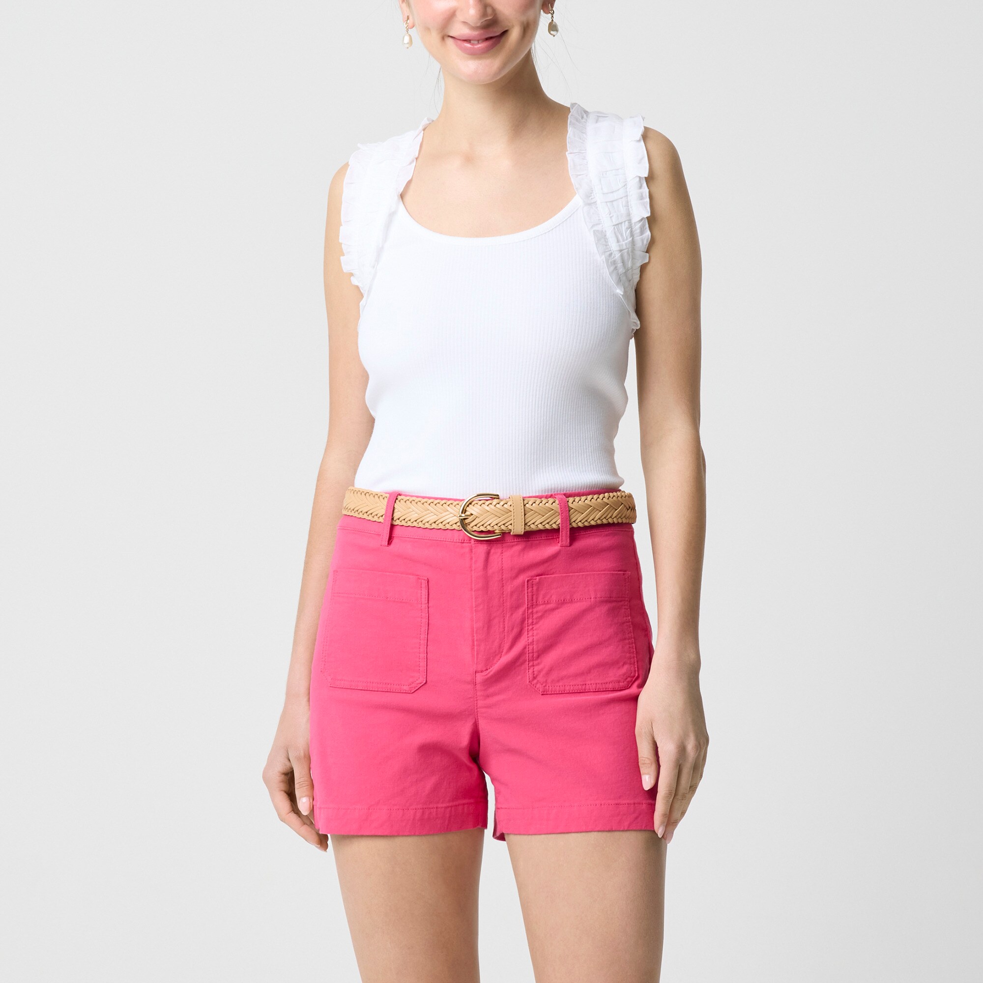 womens Lizzie patch-pocket short