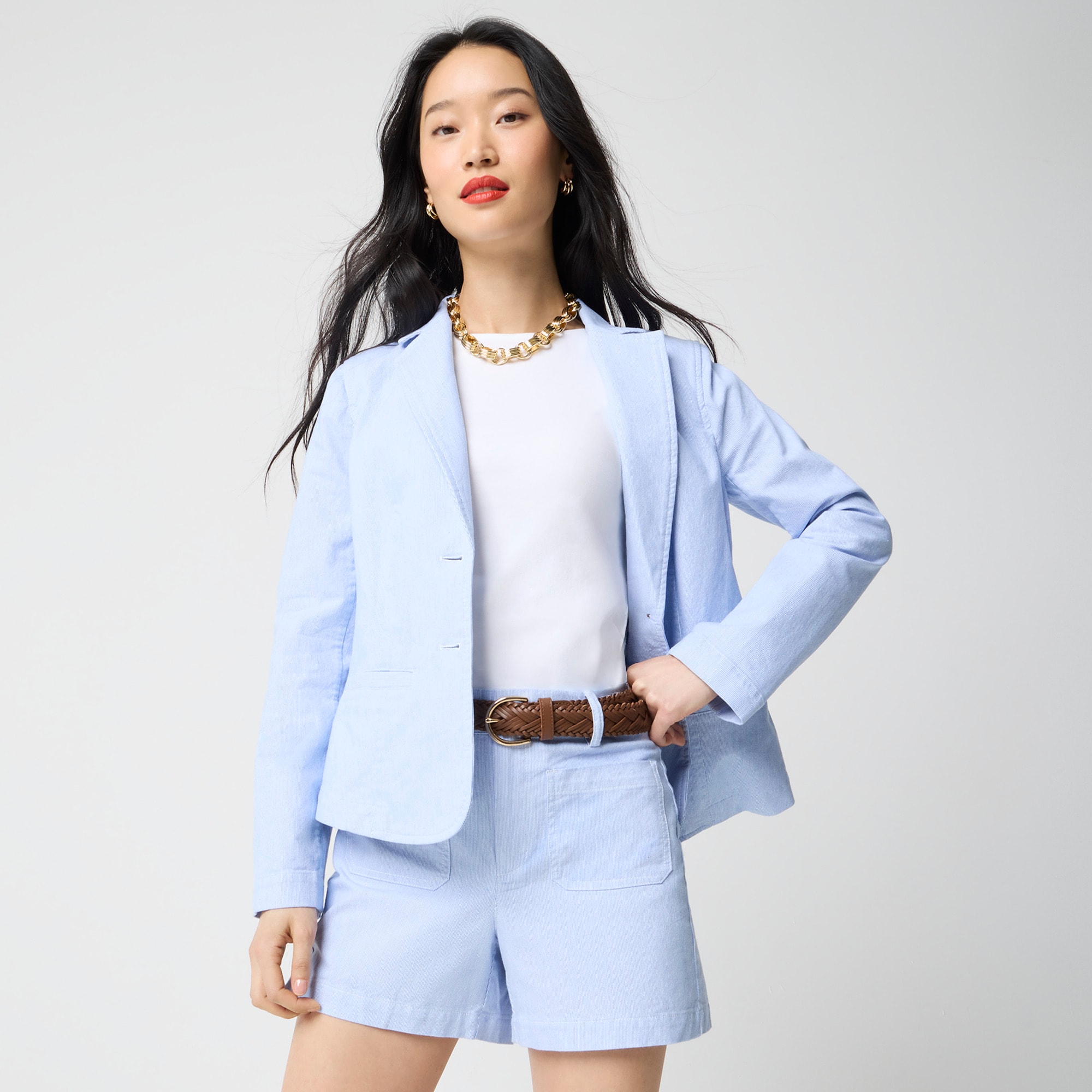  Lizzie patch-pocket short