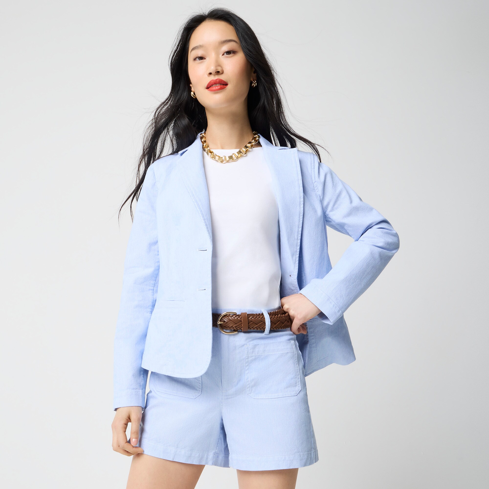 Lizzie patch-pocket short