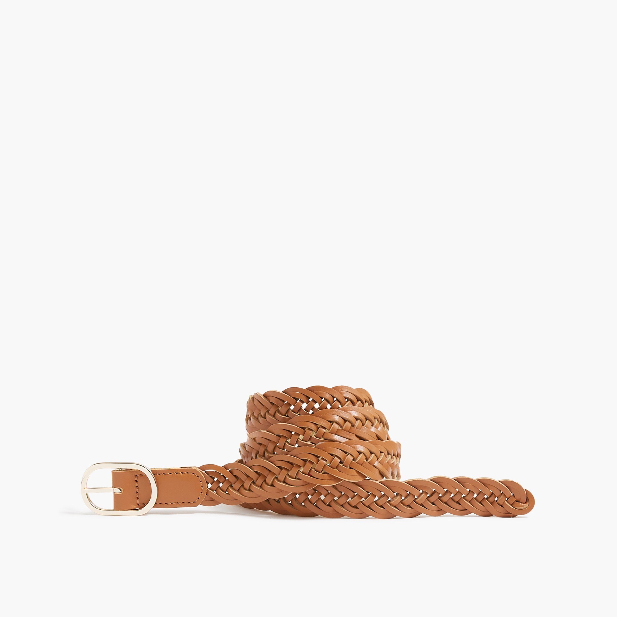 womens Skinny reversible braided belt