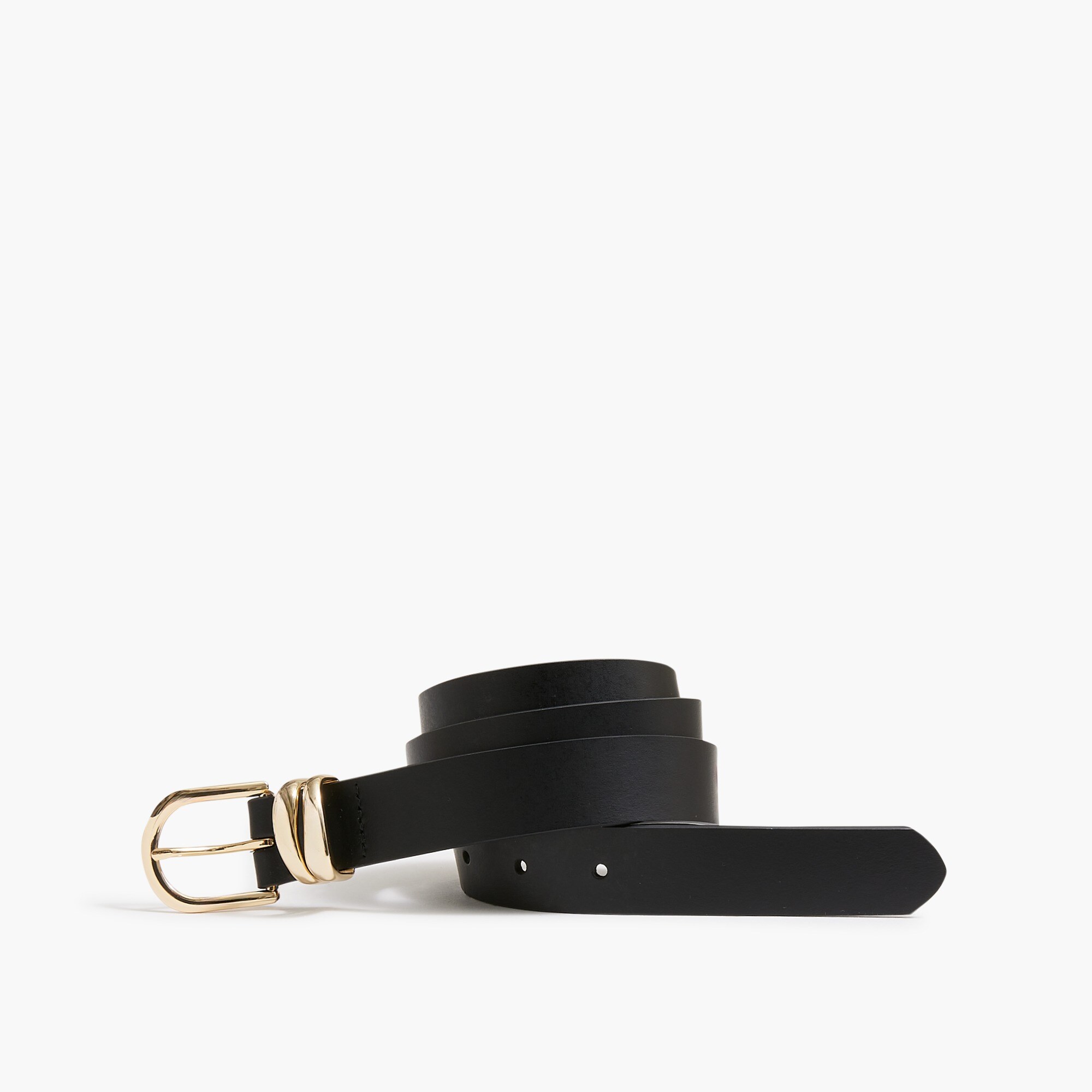 womens Organic loop leather belt
