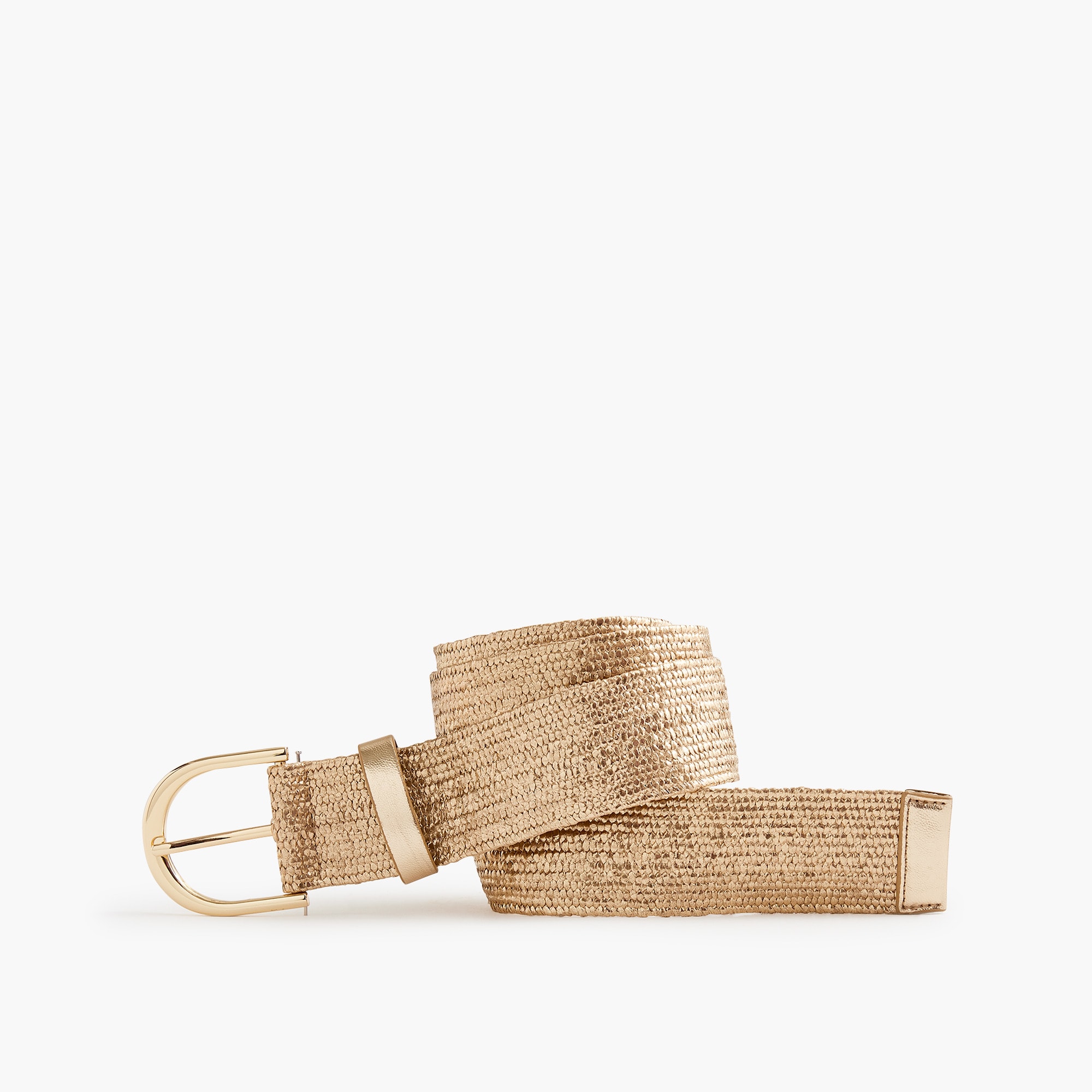 Gold stretch waist belt