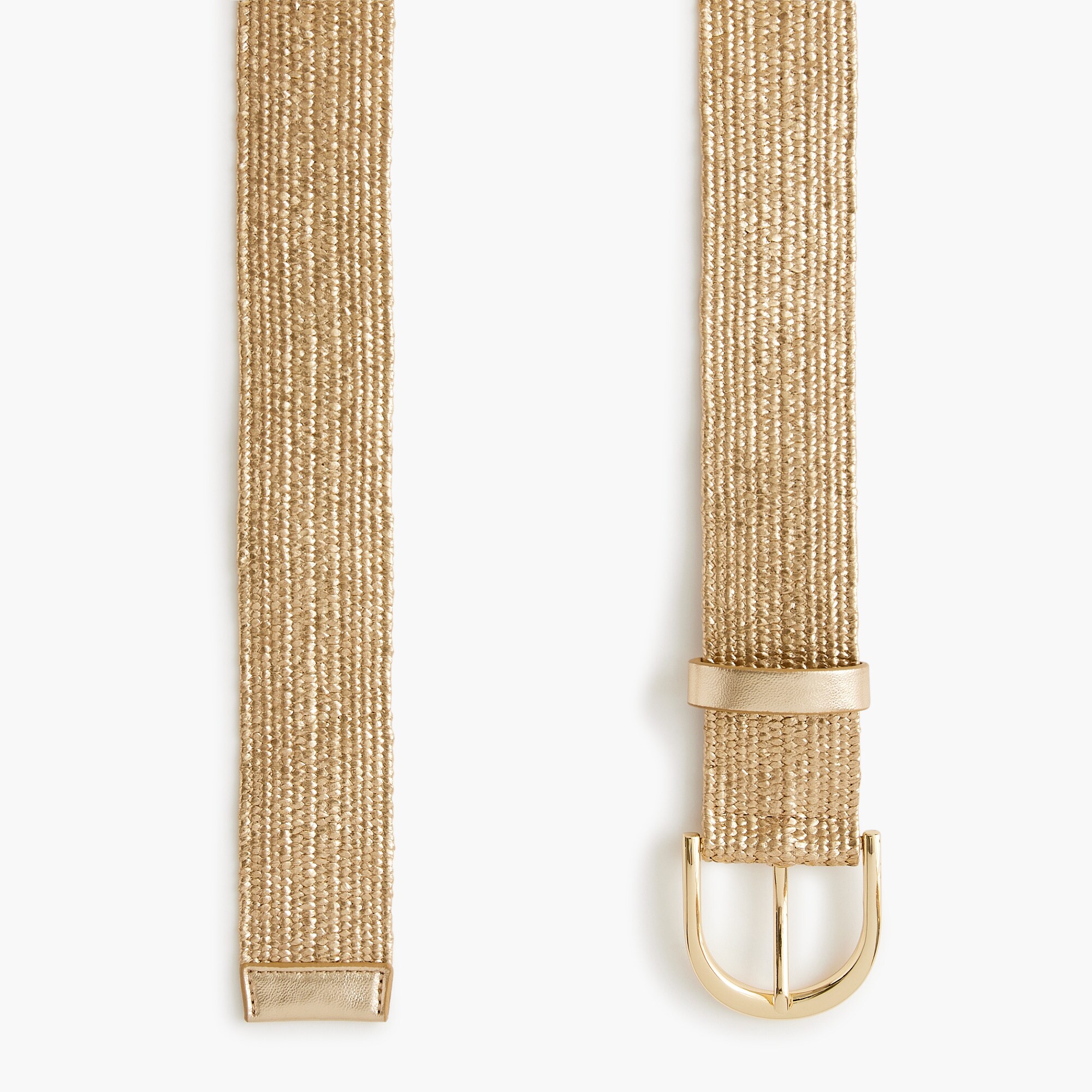 Gold stretch waist belt