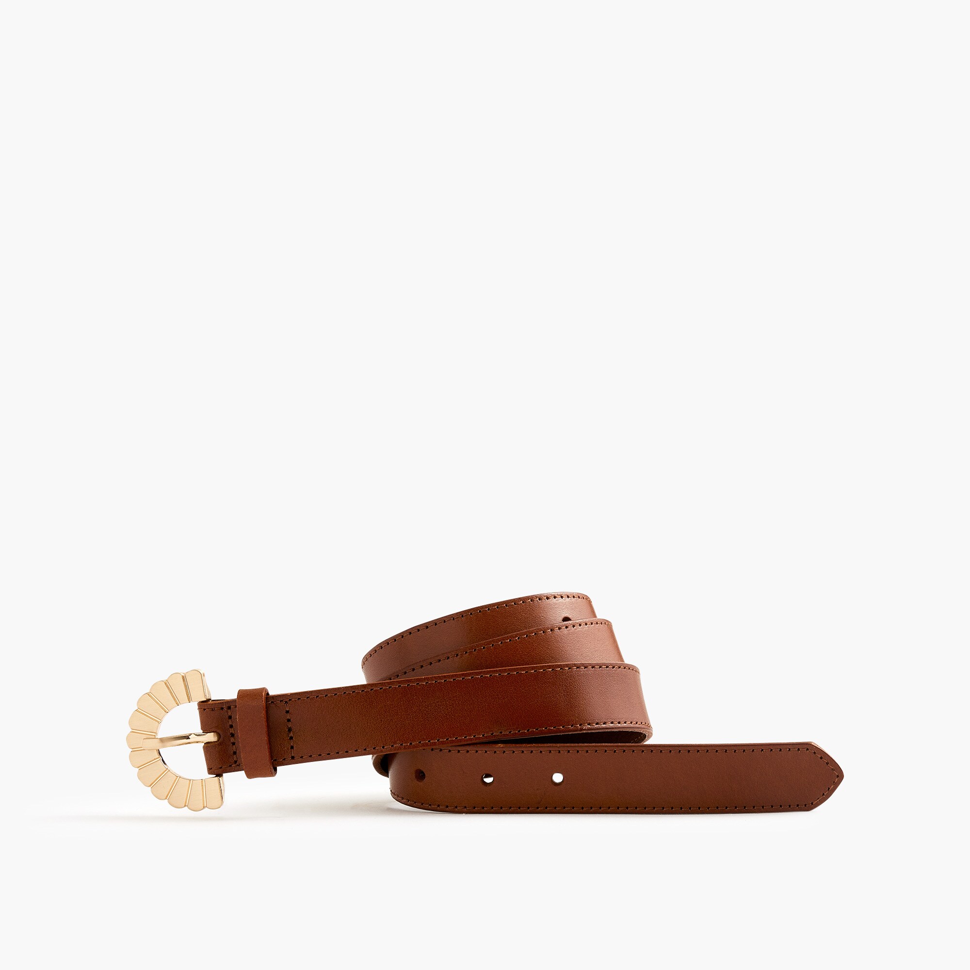 novelty leather buckle belt for women
