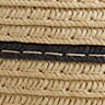Striped wide-brim hat NATURAL factory: striped wide-brim hat for women