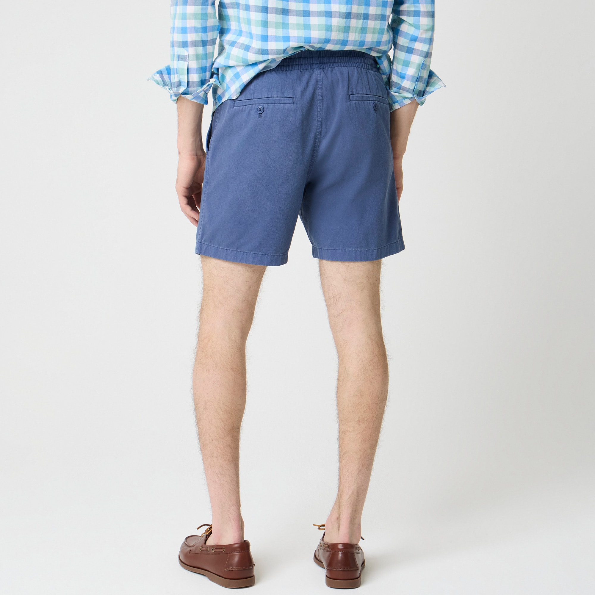 Garment-dyed dock short