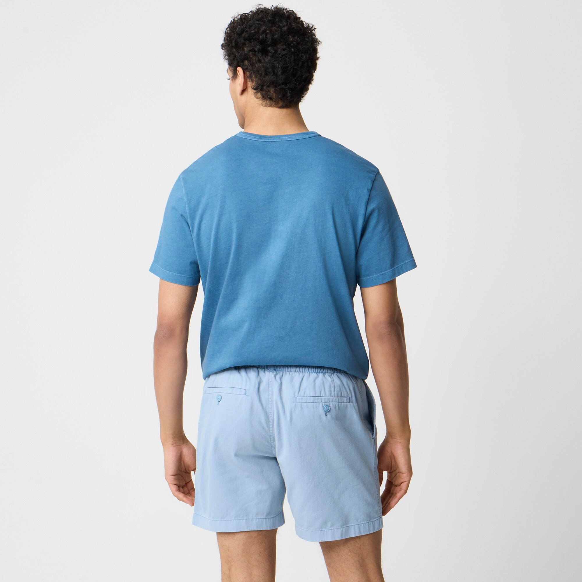 Garment-dyed dock short