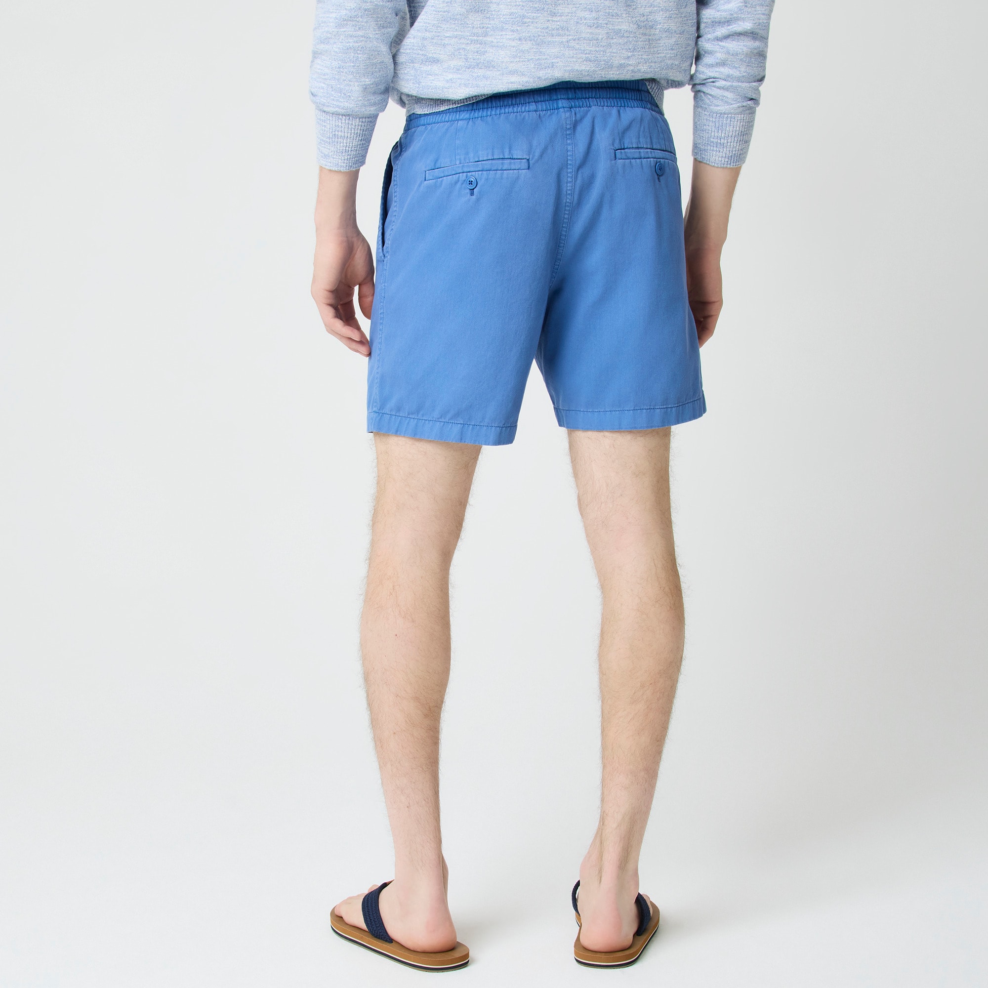 Garment-dyed dock short