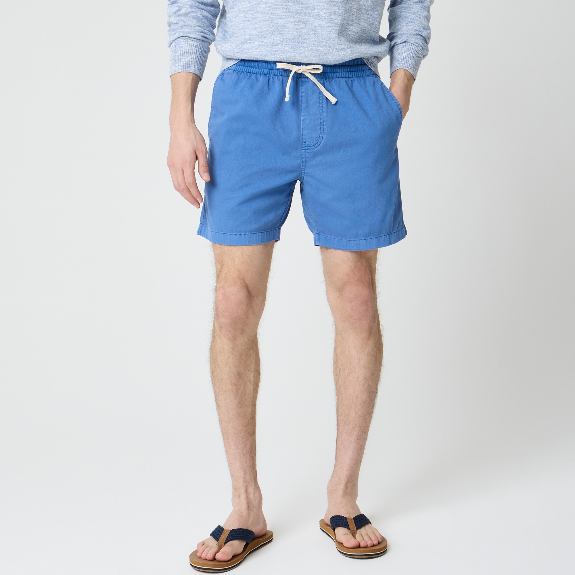 Garment-dyed dock short
