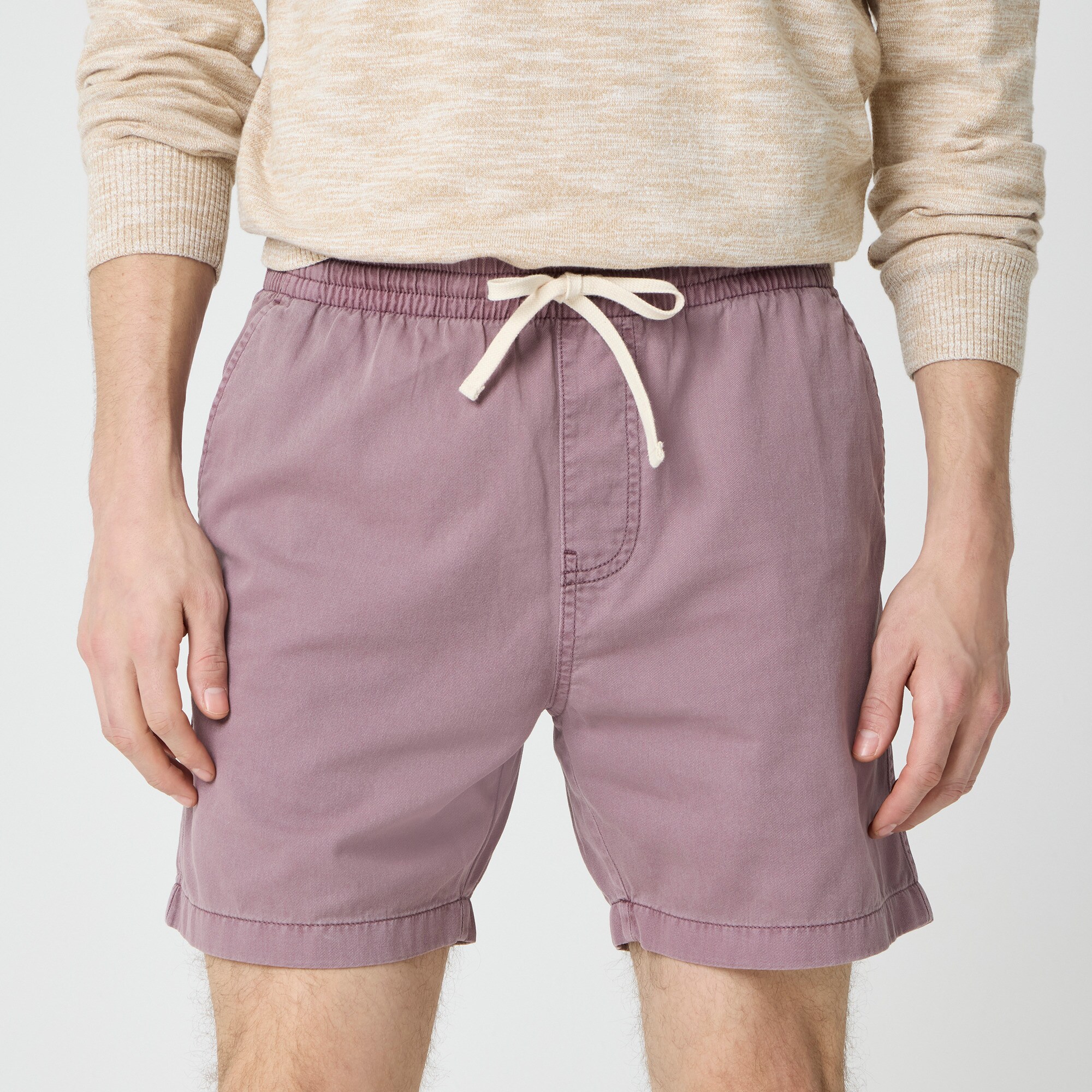 Garment-dyed dock short