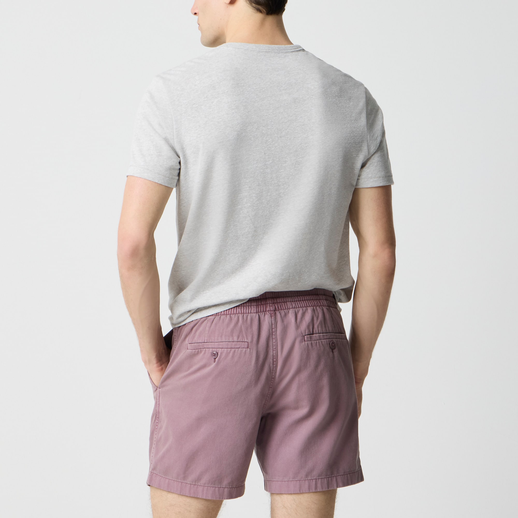 Garment-dyed dock short