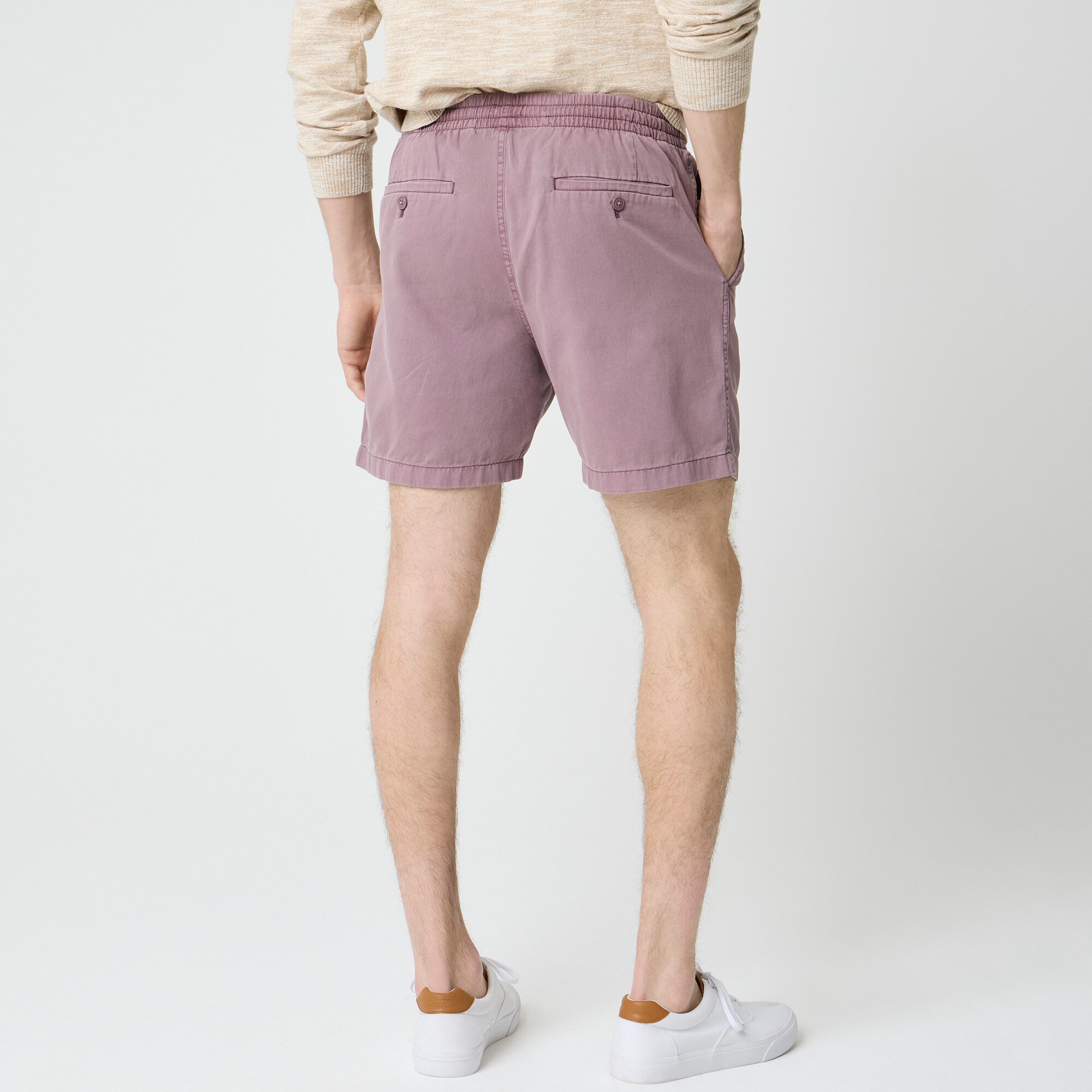 Garment-dyed dock short