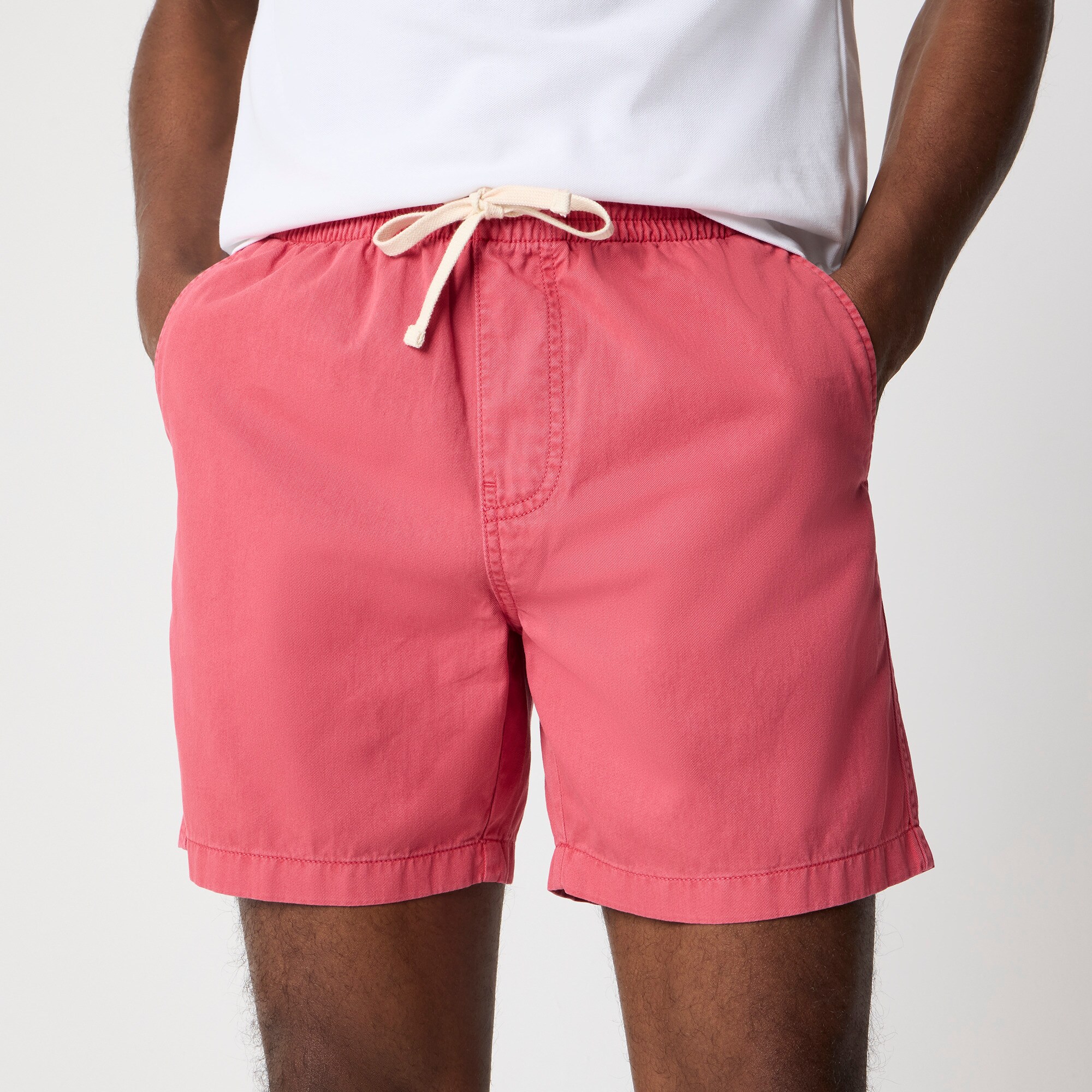 Garment-dyed dock short