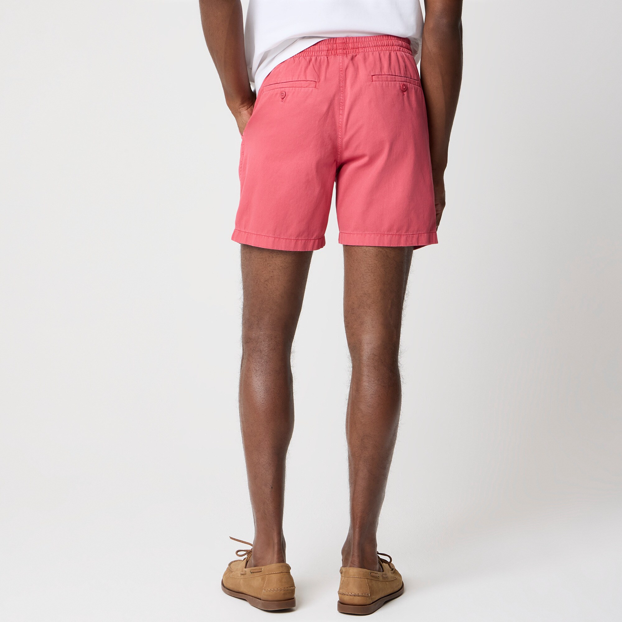 Garment-dyed dock short