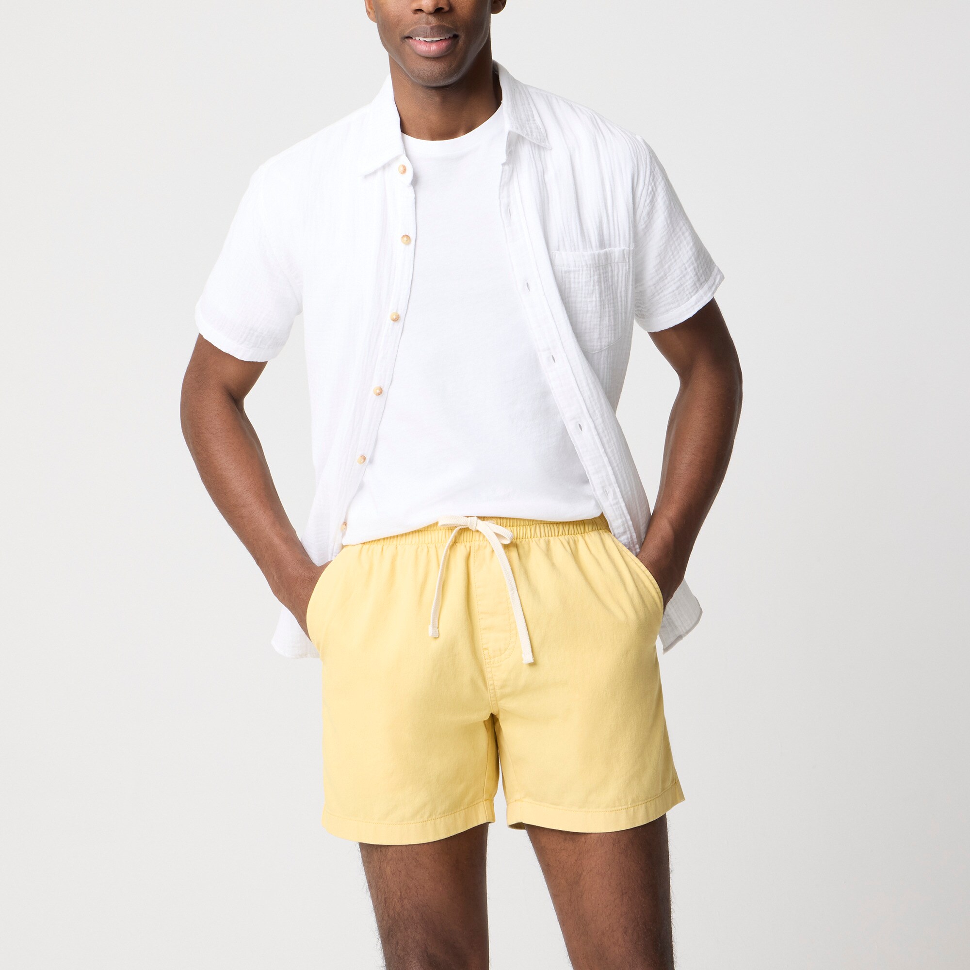 mens Garment-dyed dock short
