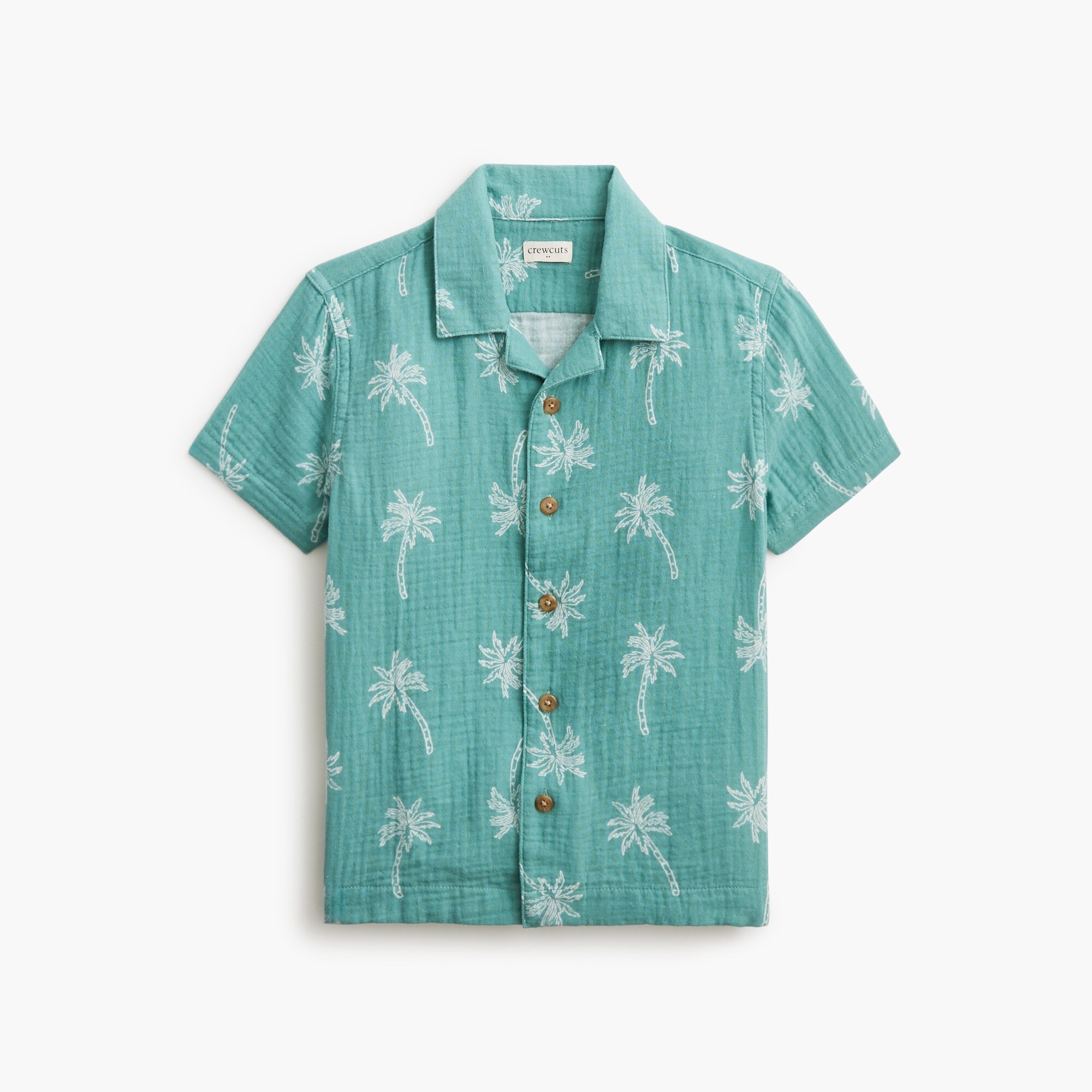 Boys' short-sleeve gauze resort shirt