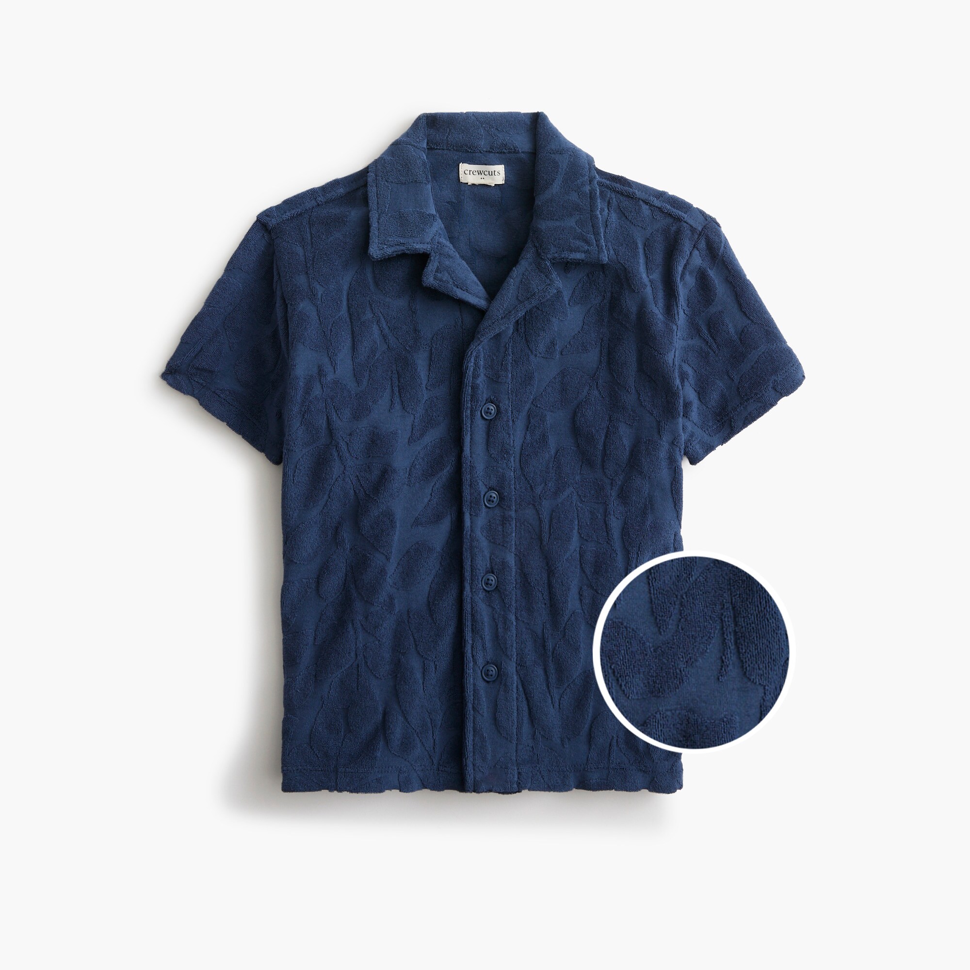 Boys' terry resort shirt