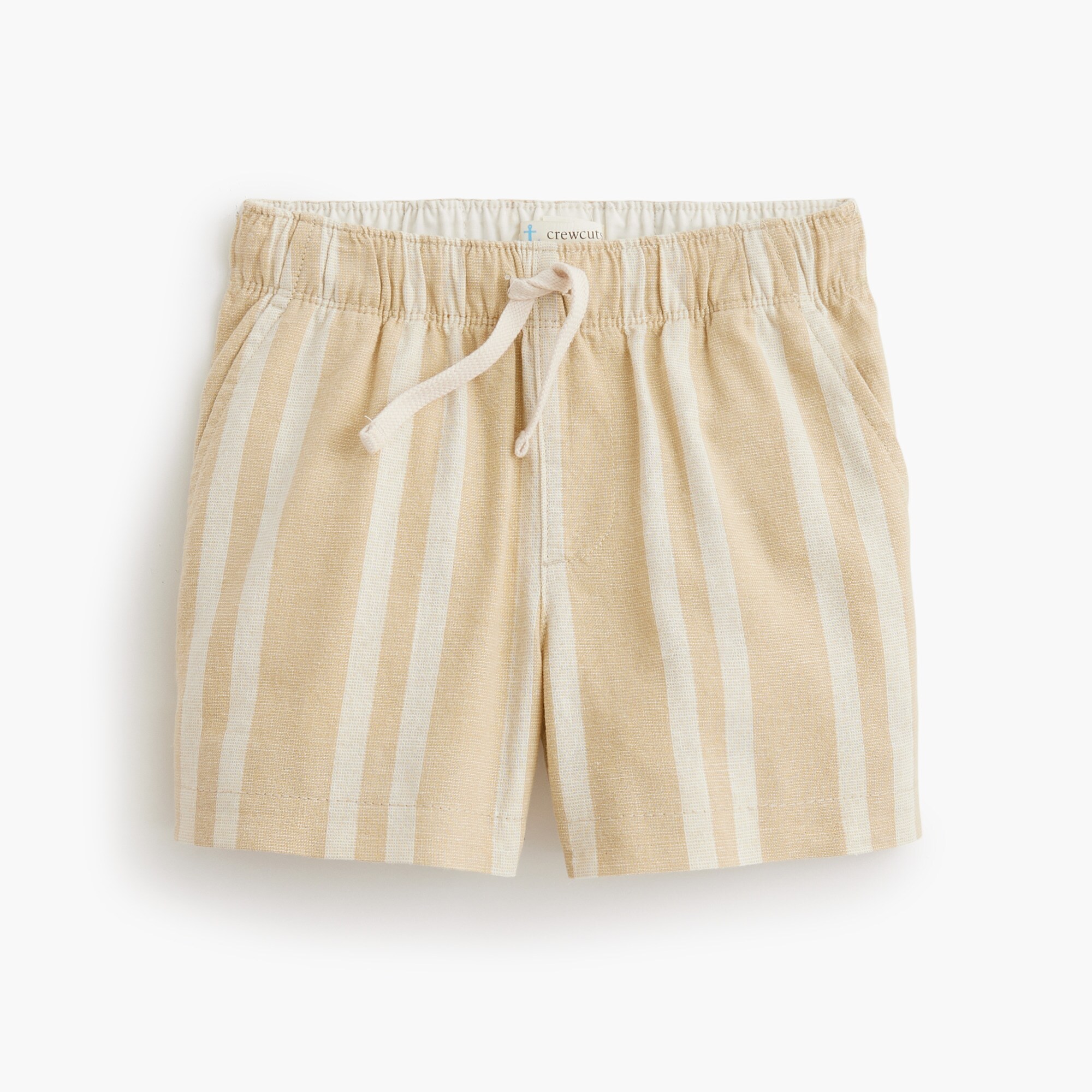  Boys' linen-blend drawstring dock short