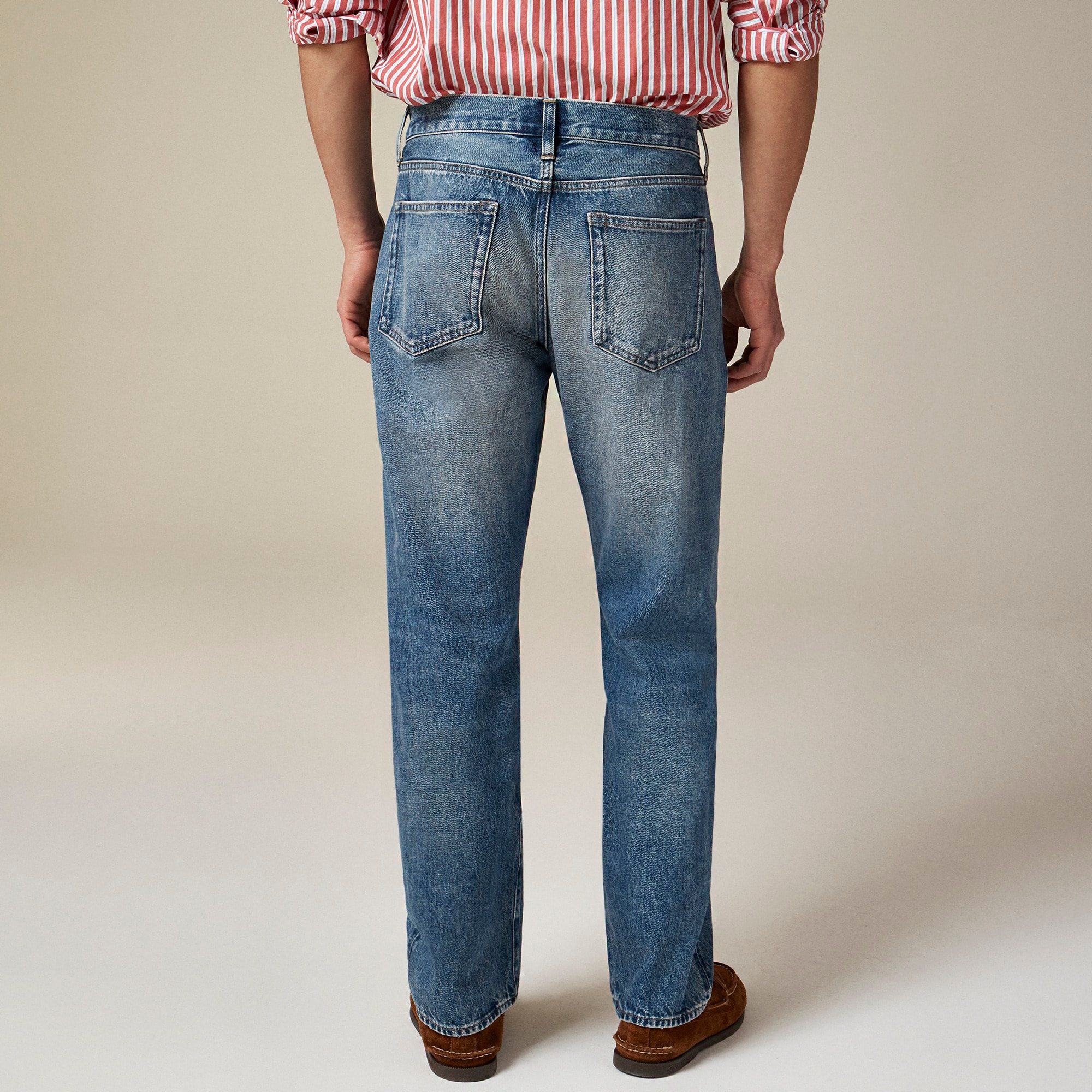 Classic Jean In Medium Wash Japanese Selvedge Denim For Men