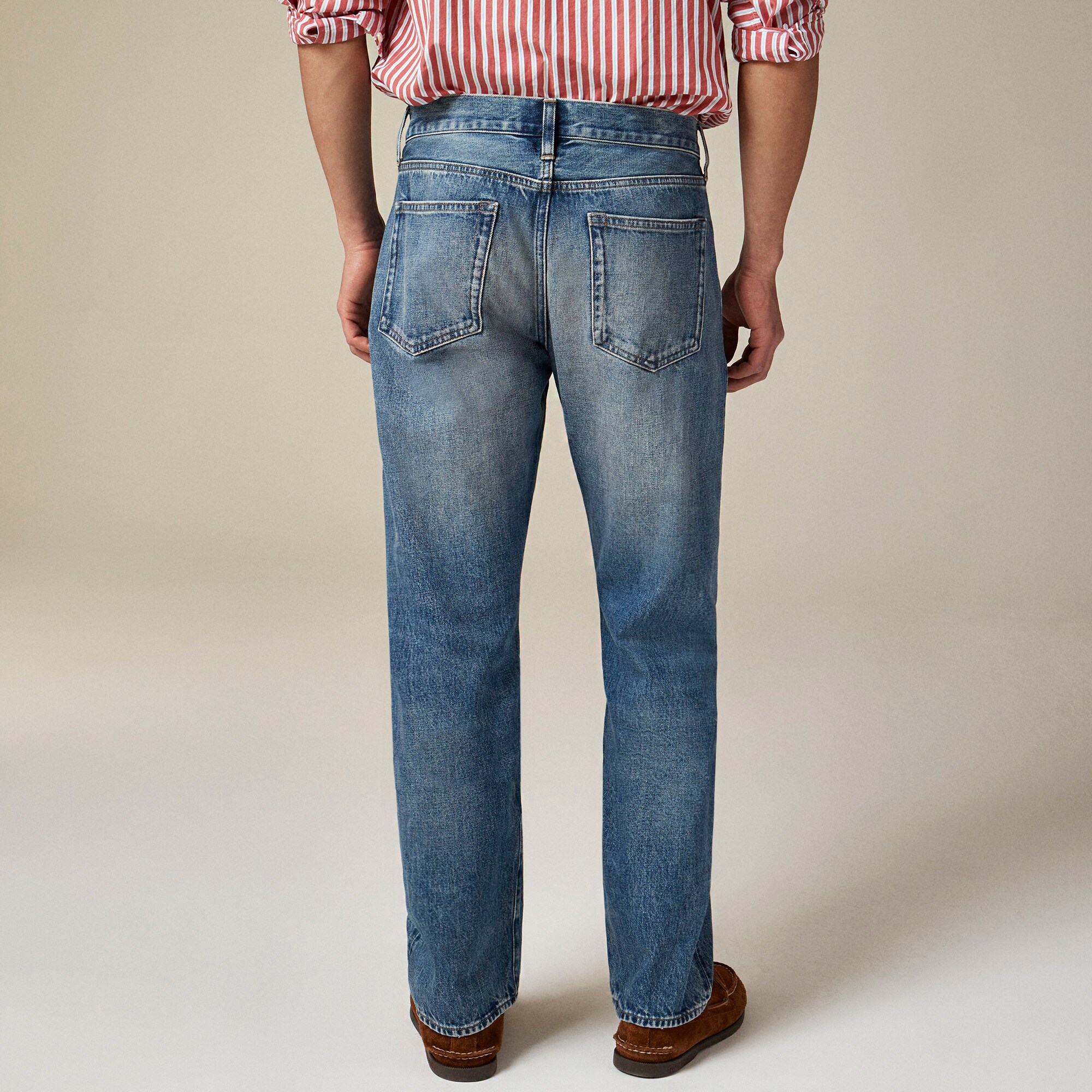 Classic jean in medium wash Japanese selvedge denim