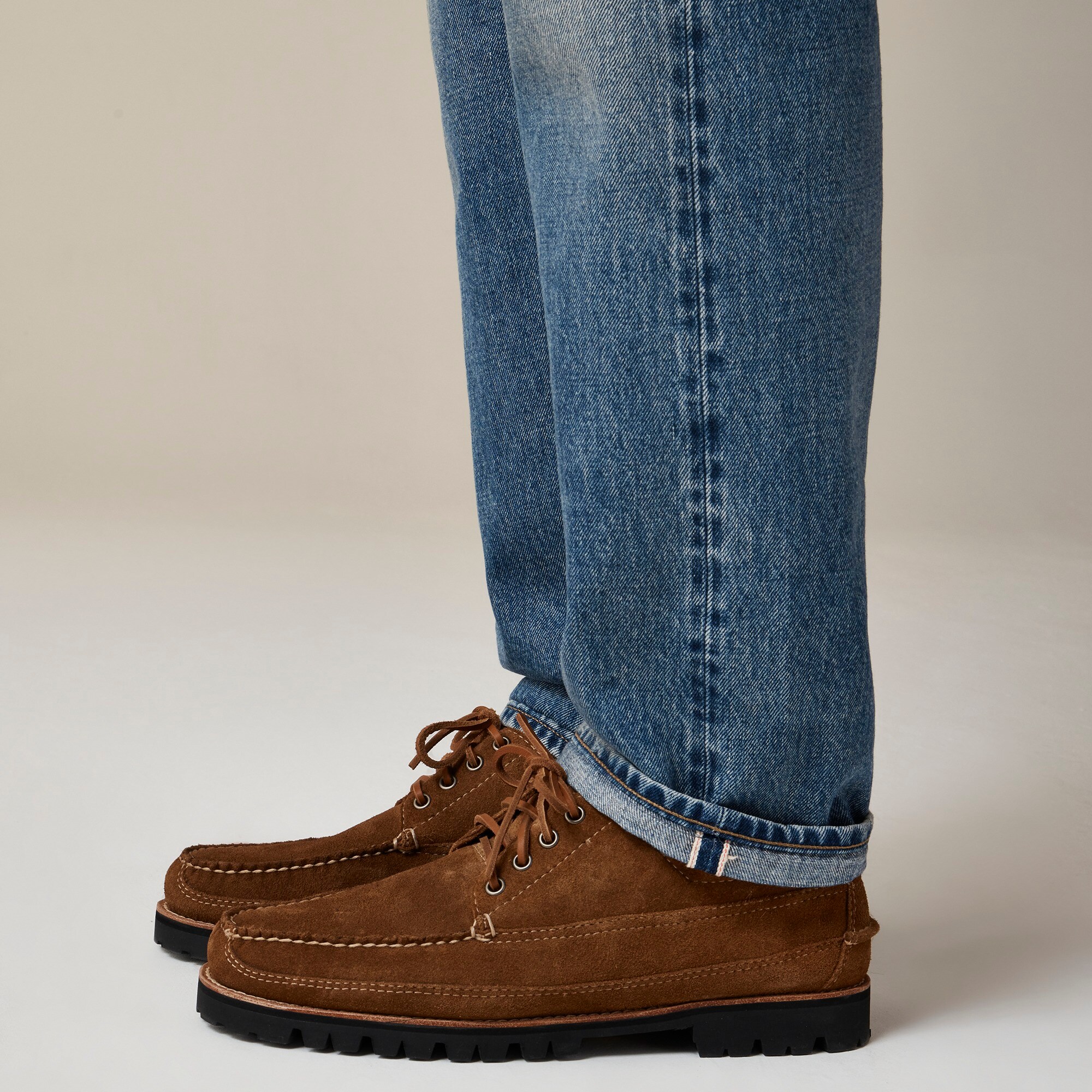 Classic jean in medium wash Japanese selvedge denim