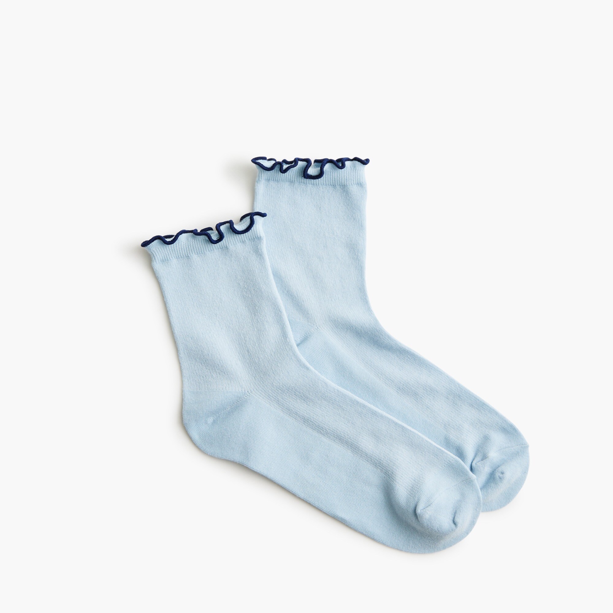 womens Frilly crew socks