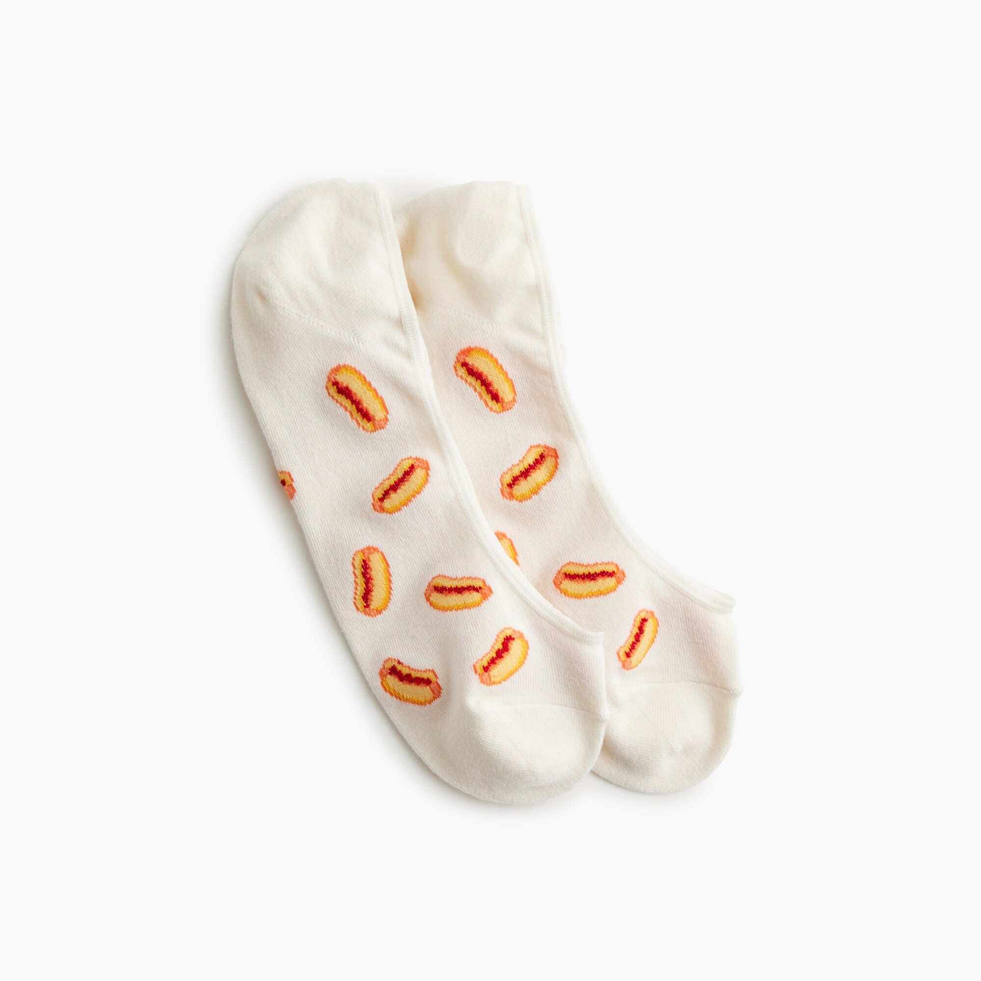 womens Hot dog no-show socks